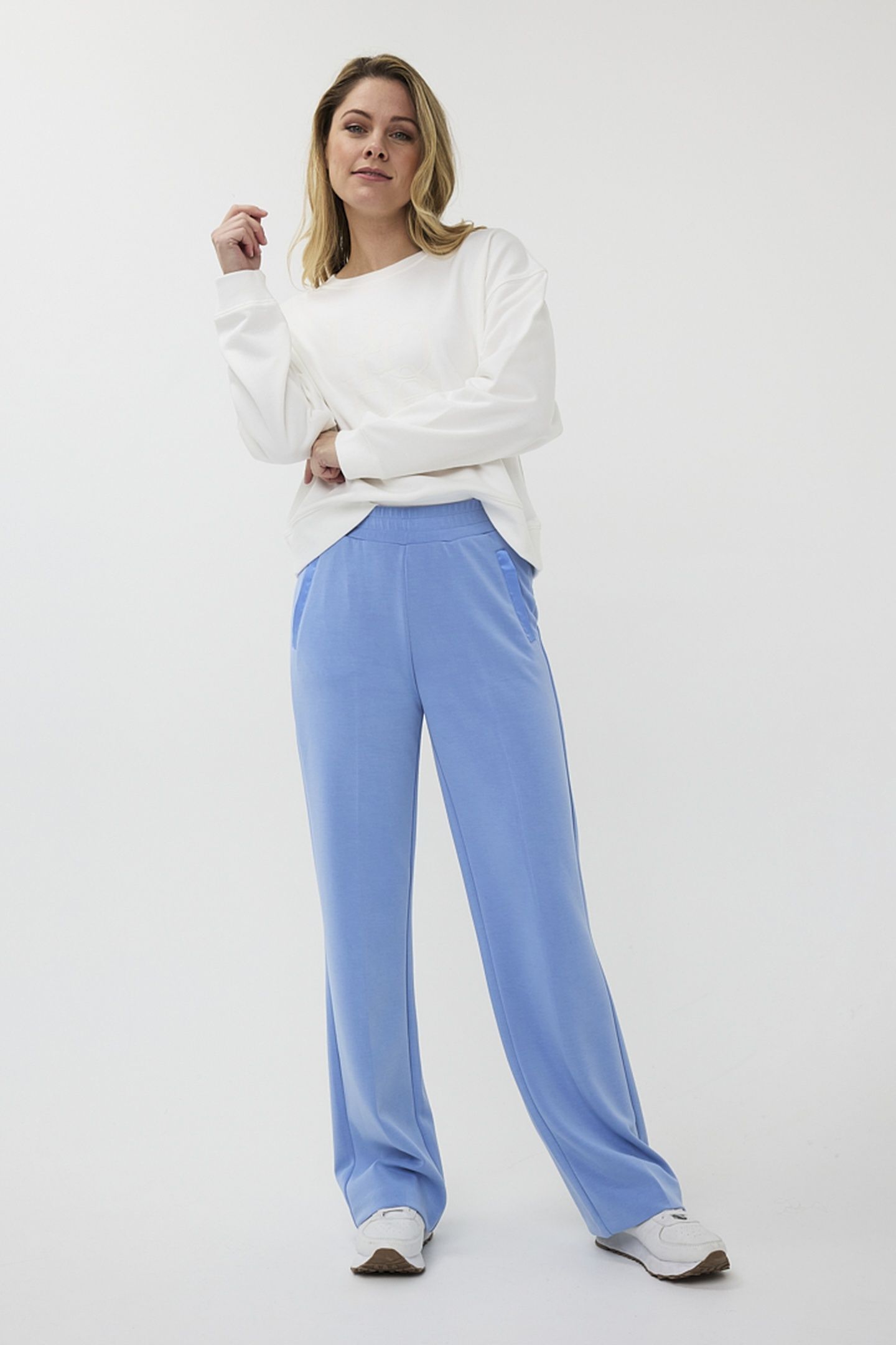 TROUSERS JOGGER MODAL BLUE 1