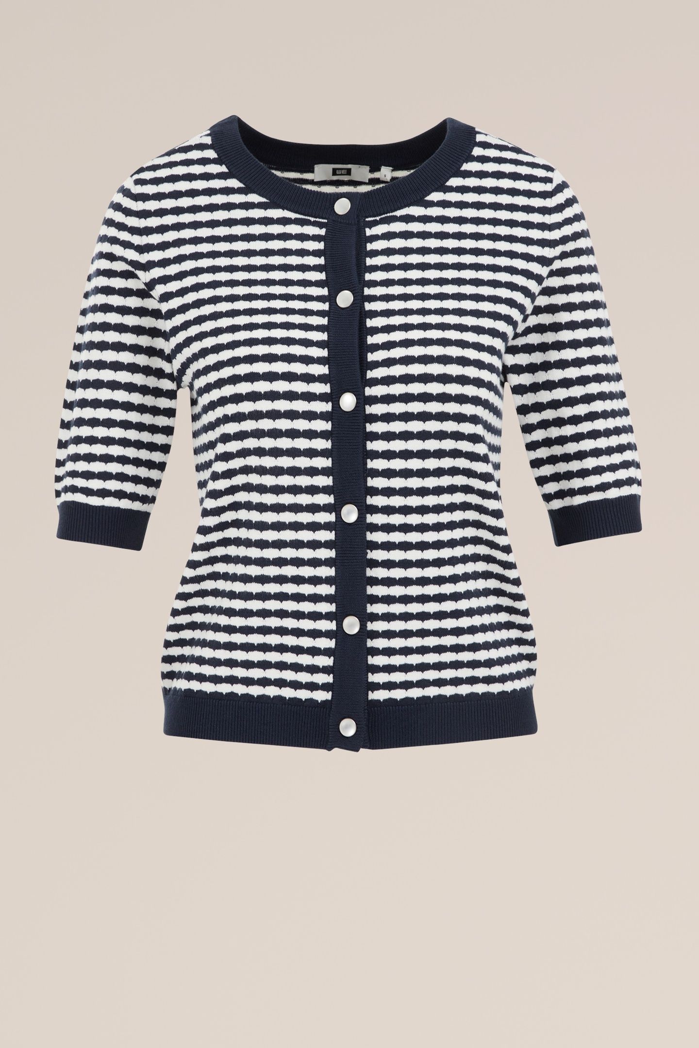 KNITTED CARDIGAN NAVY BLUE 4