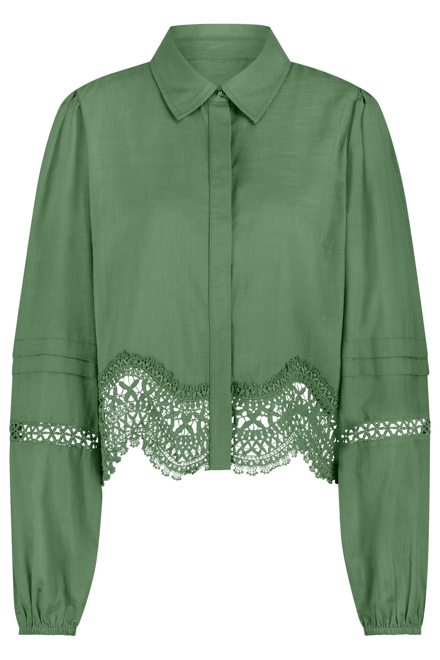 ANINE BLOUSE SOFT GREEN 1