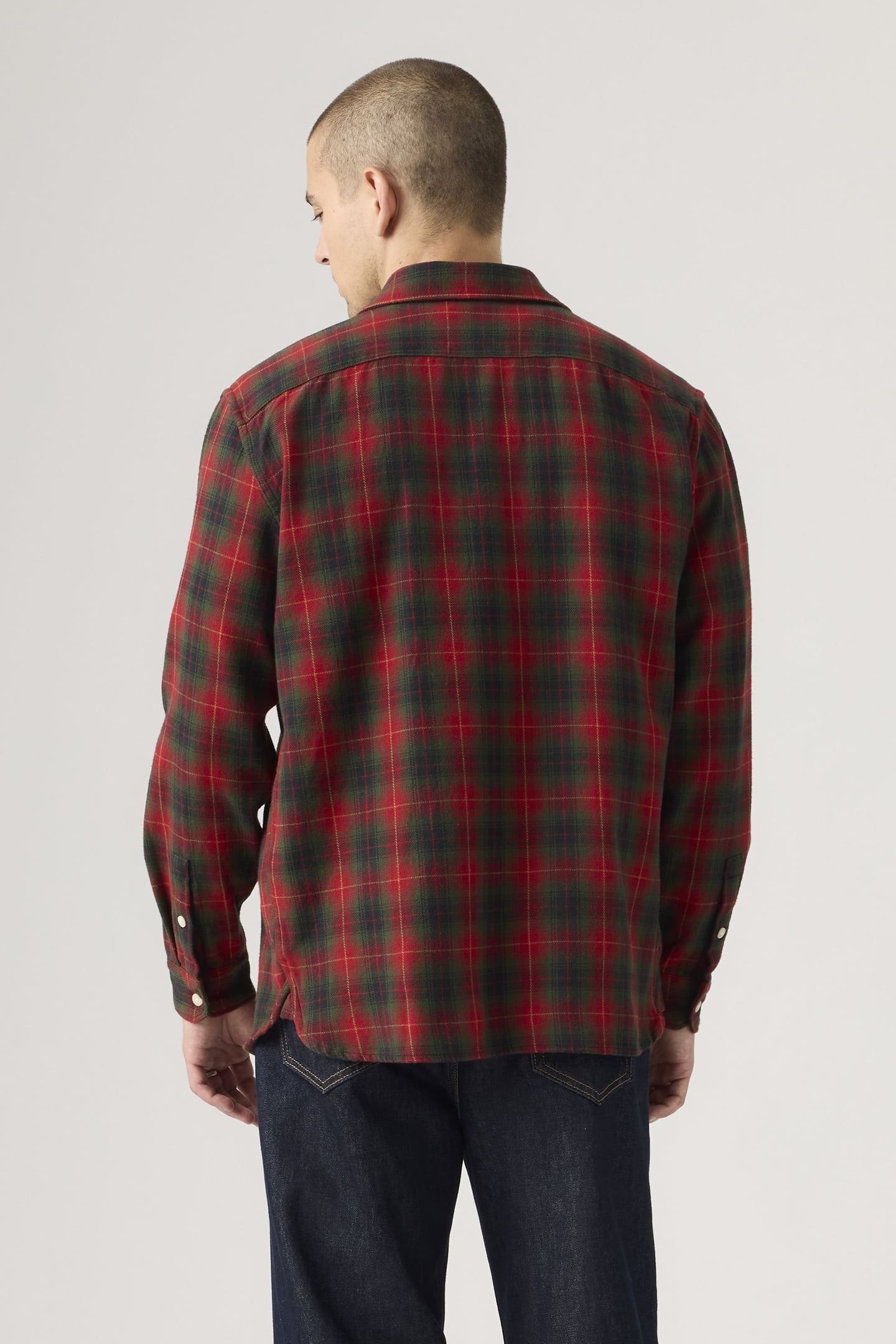 JACKSON WORKER CALVIN PLAID RHYTHMIC RED 3