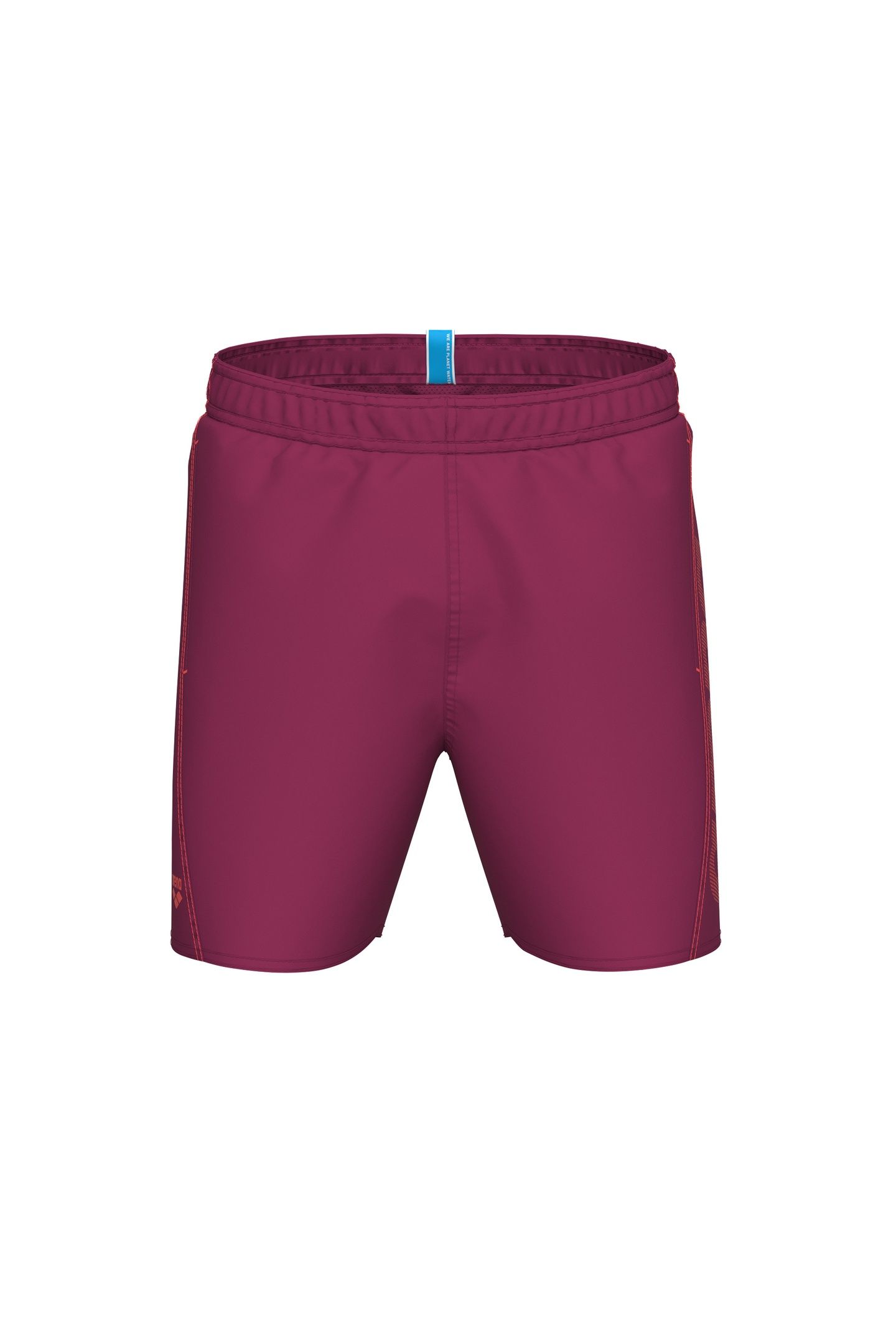 FUNDAMENTALS LOGO BOXER R DARK PURPLE-CALYPSO CORAL 6