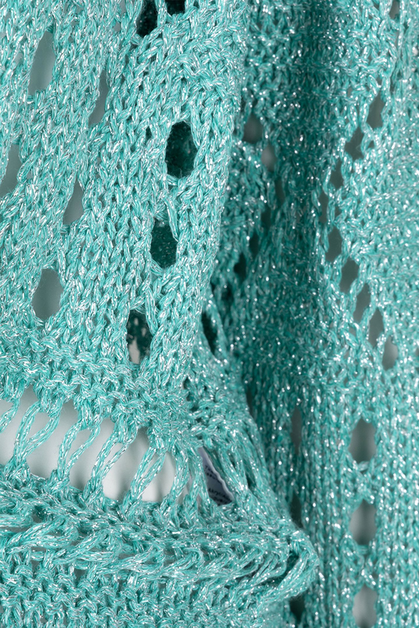 BOLERO FANCY OPEN KNIT LUREX LAGOON 5