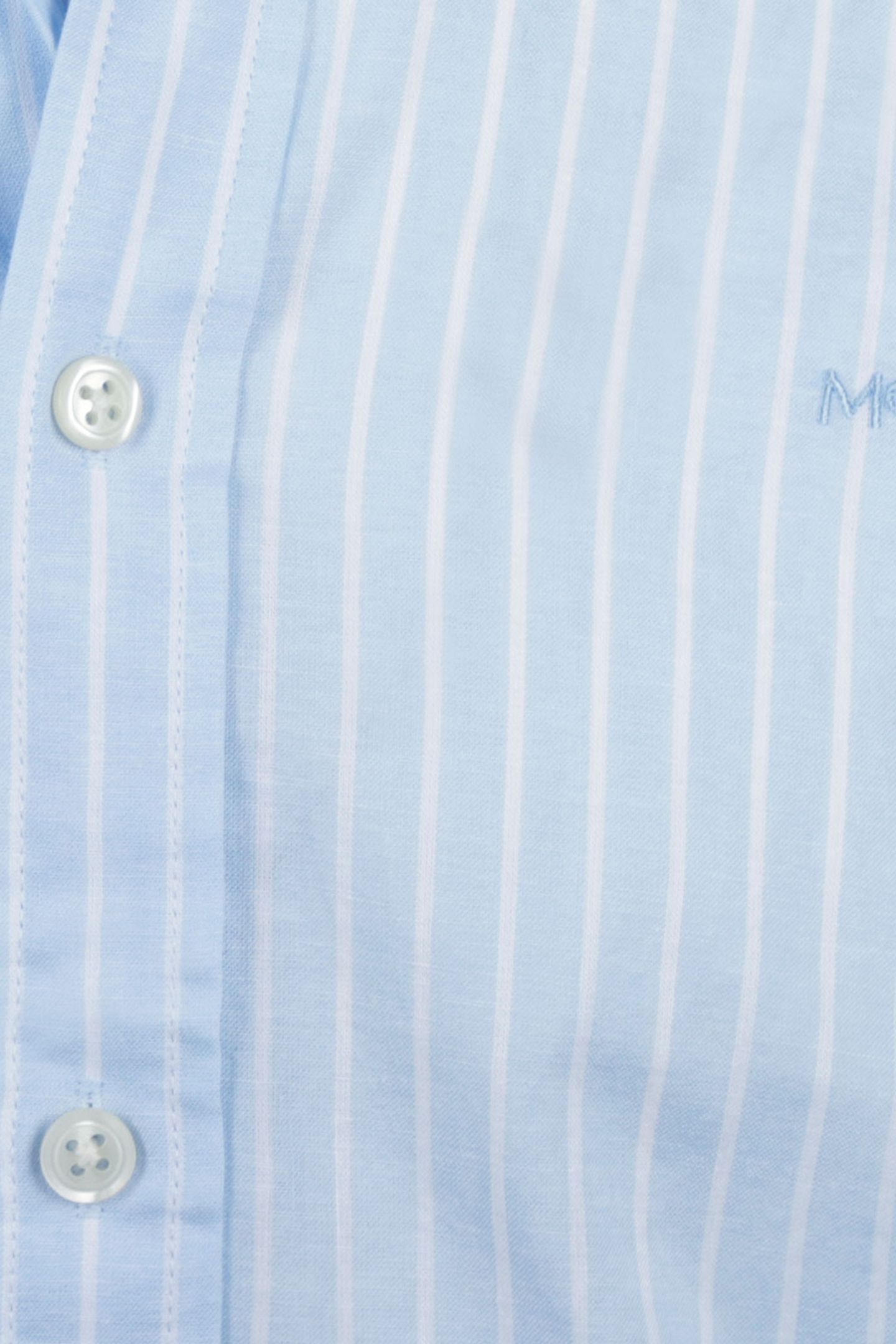 COTTON/LINNEN STRIPE SHIRTS LIGHT BLUE 5