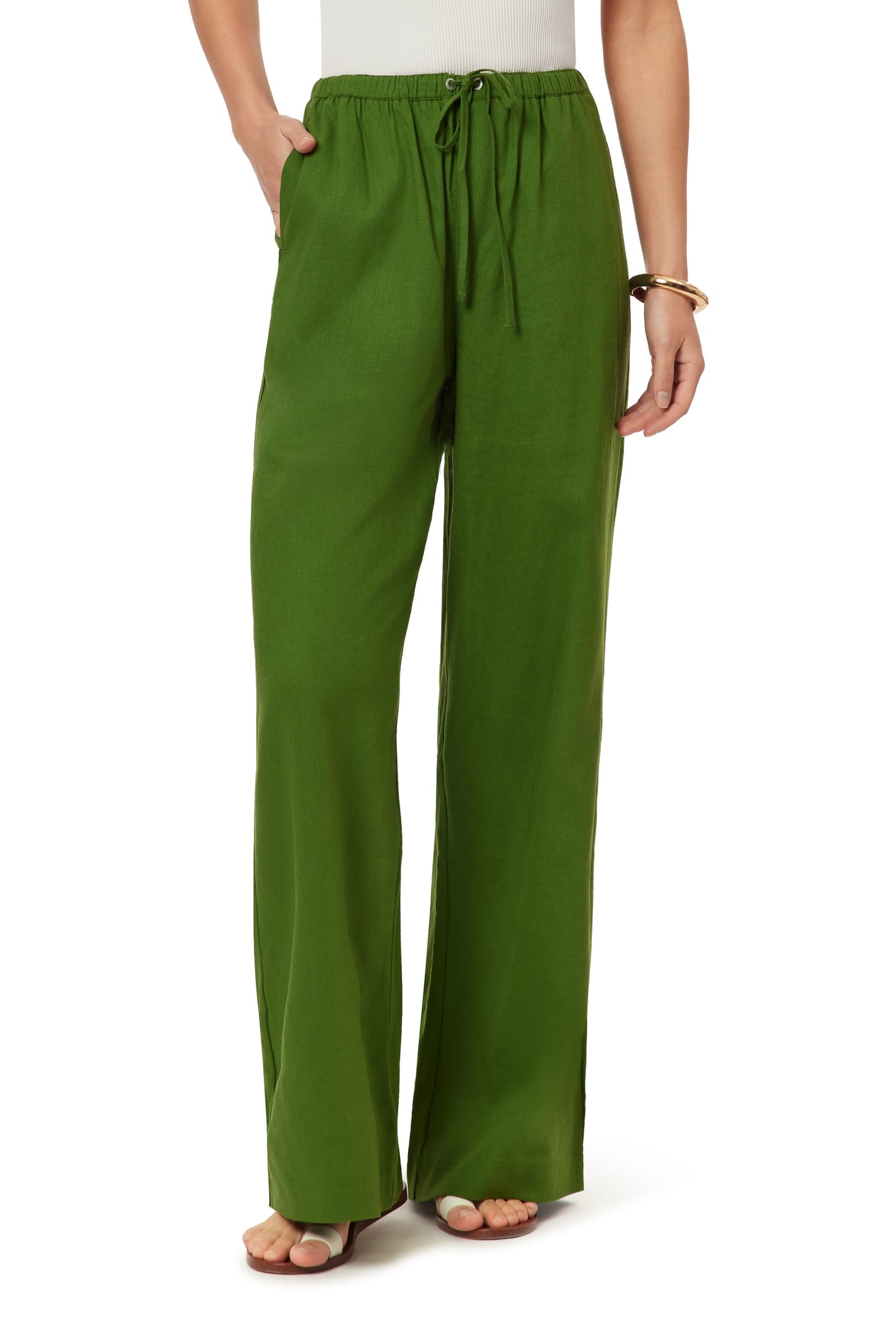 PULL ON PANT GARDEN GREEN 1