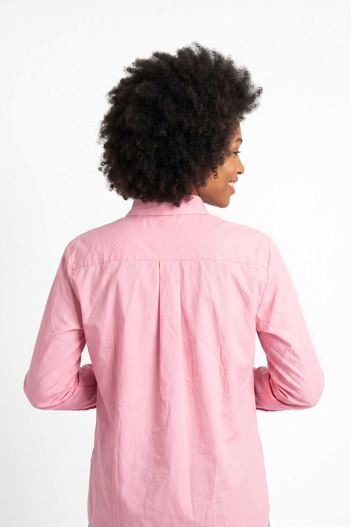 HIGH CUFF LS SHIRT PINK 3