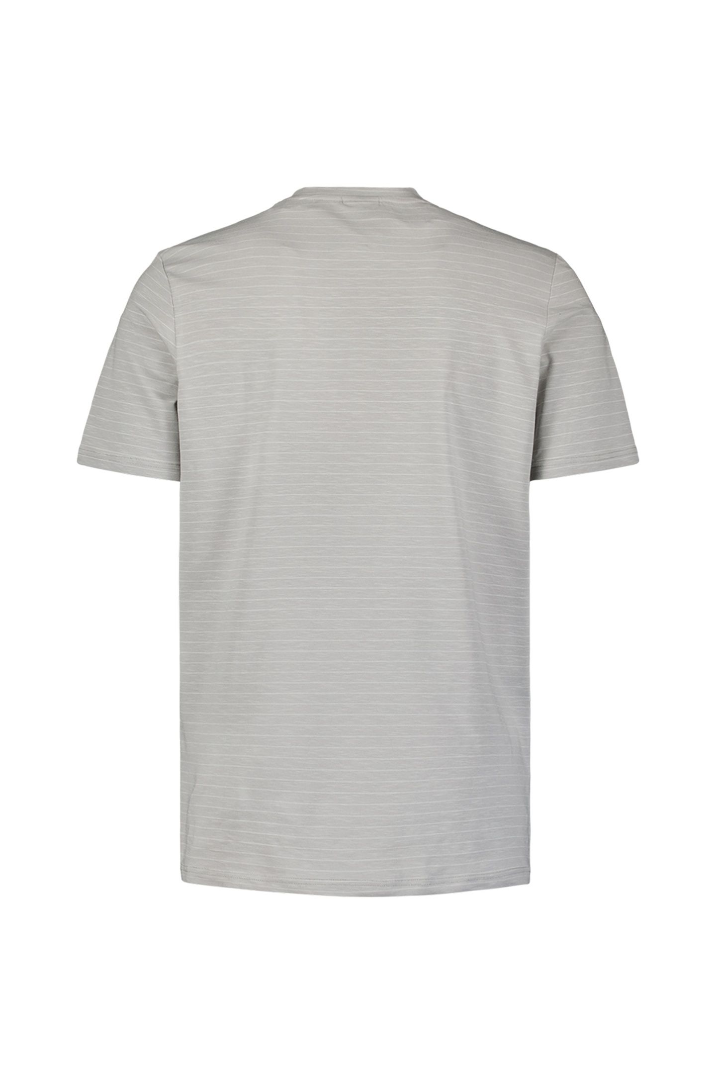 T-SHIRT CREWNECK SMALL PIN STRIPE MID GREY 5