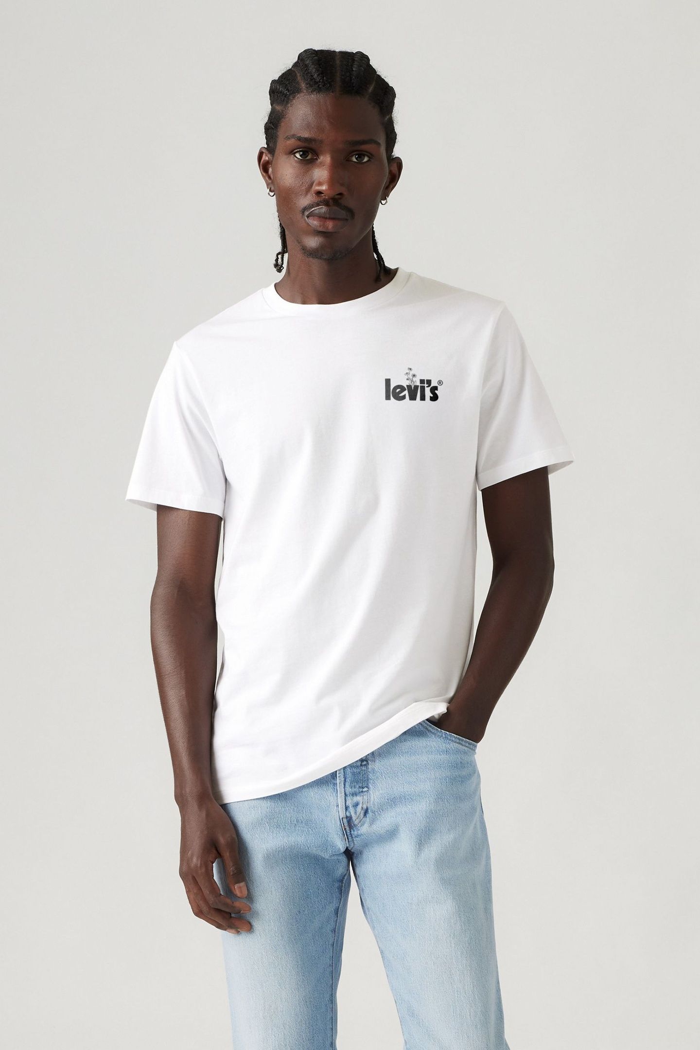 SS RELAXED FIT TEE POSTER WHITE 2
