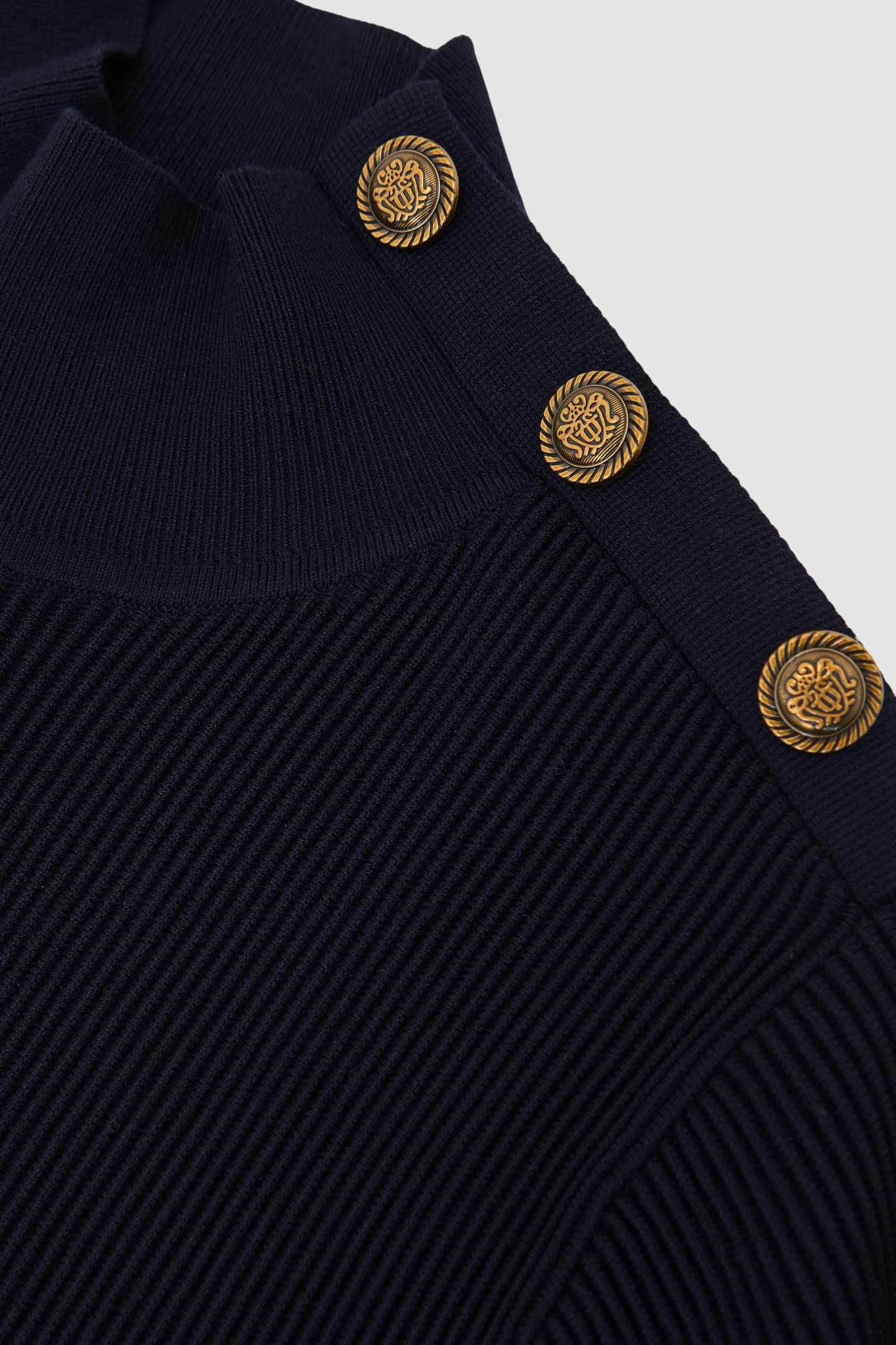 PEPLUM KNIT NAVY 5