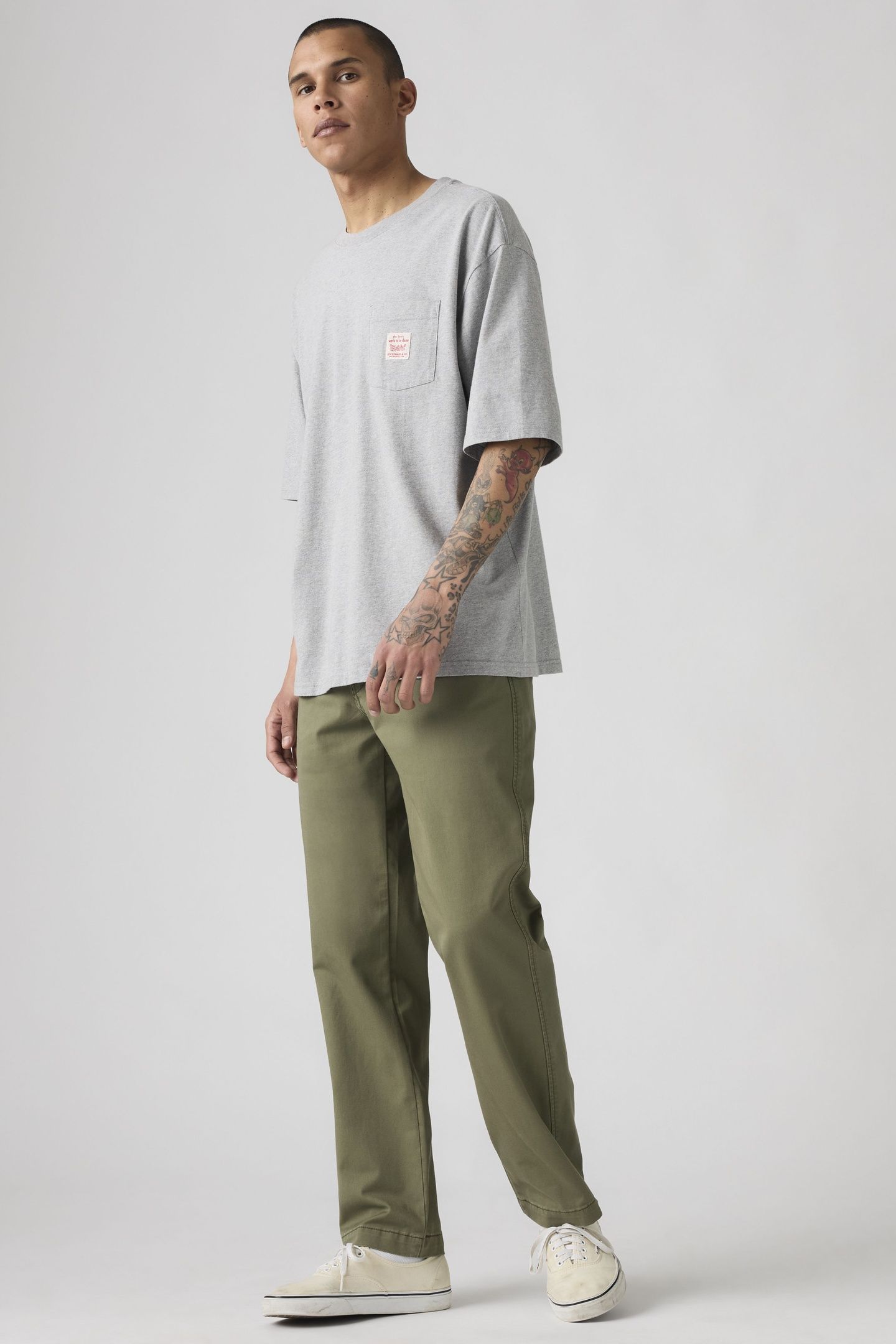 XX CHINO RELAXED STRAIGHT TROUSERS 2