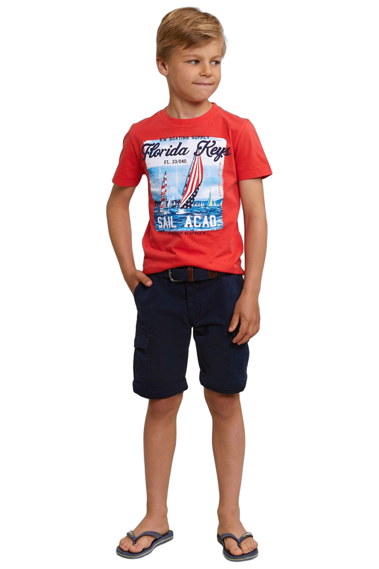 NORMAL FIT BASIC T-SHIRT SHORT SLEEVES CORNELL RED 2