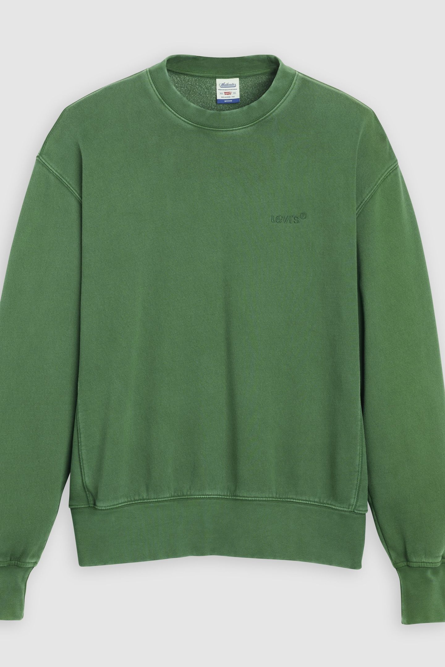 AUTHENTIC CREW GARMENT DYE DARK GREEN 4