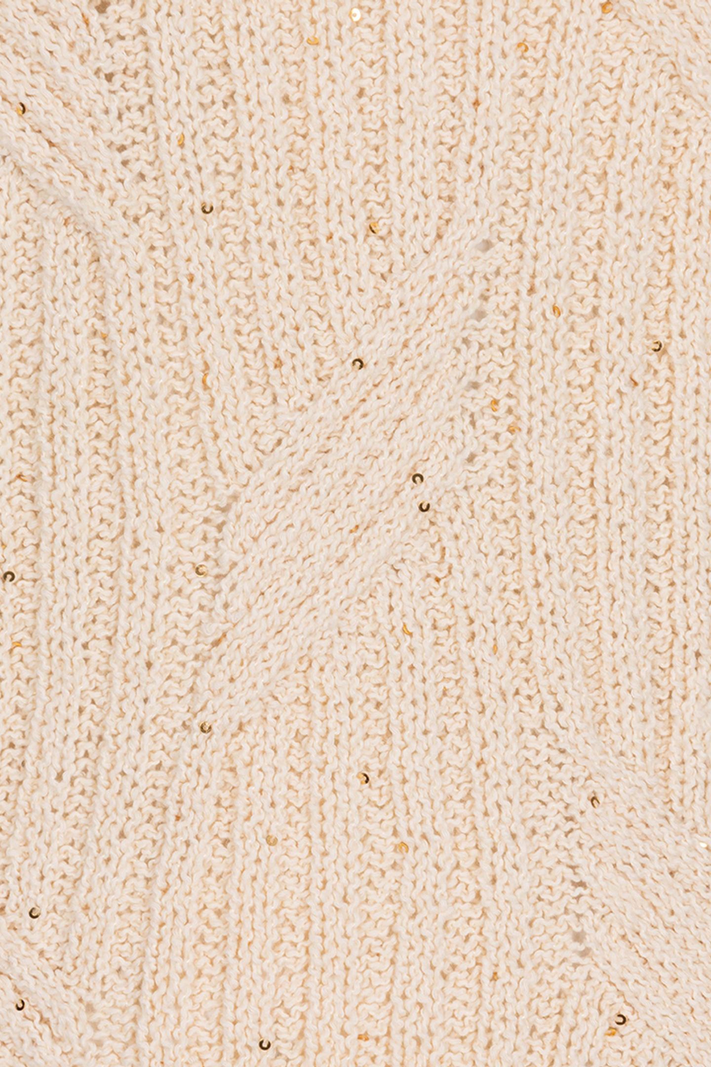 SWEATER BATWING S/SLVE SLUB LUREX IVORY 8