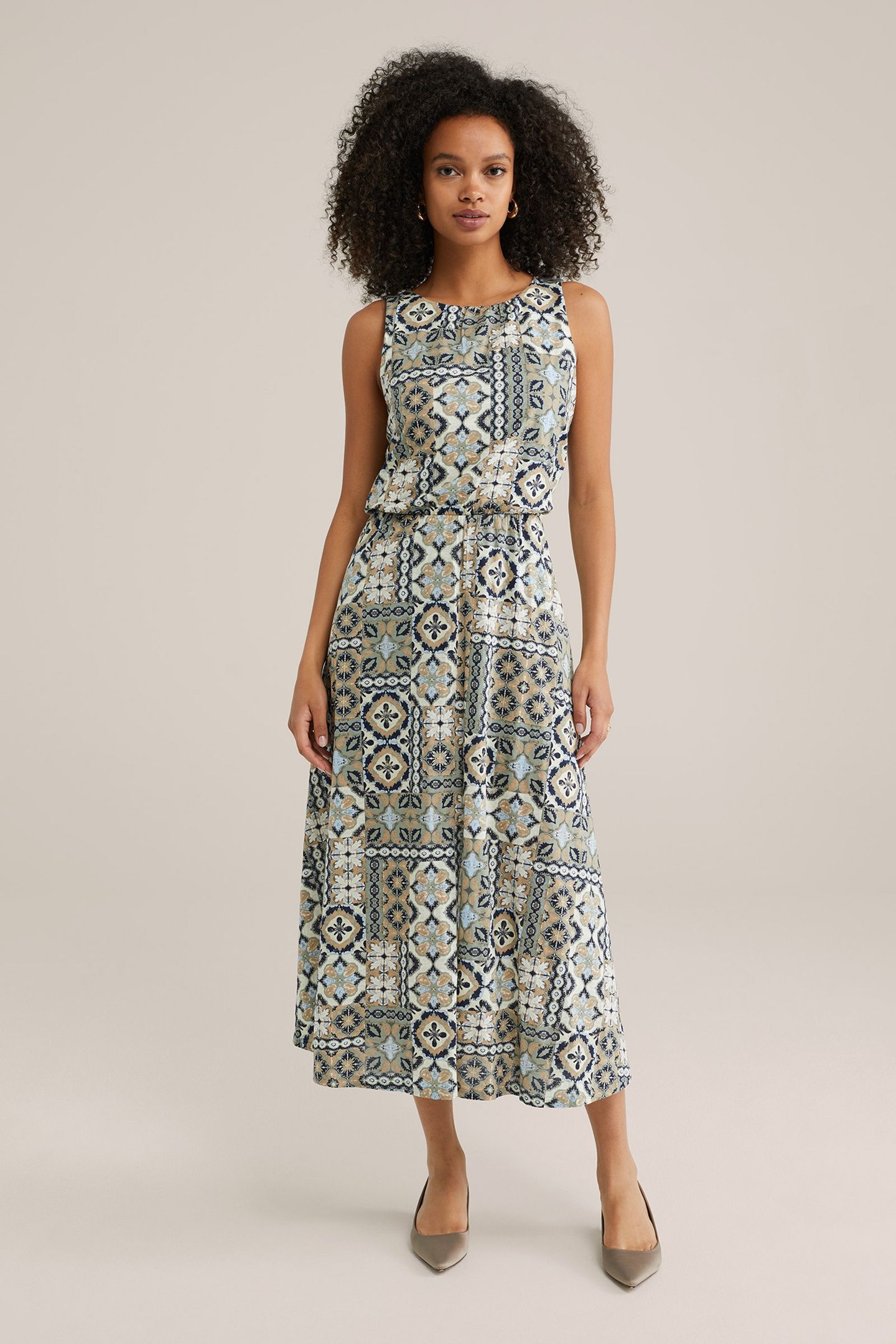 DRESS MID LENGTH GREEN 1