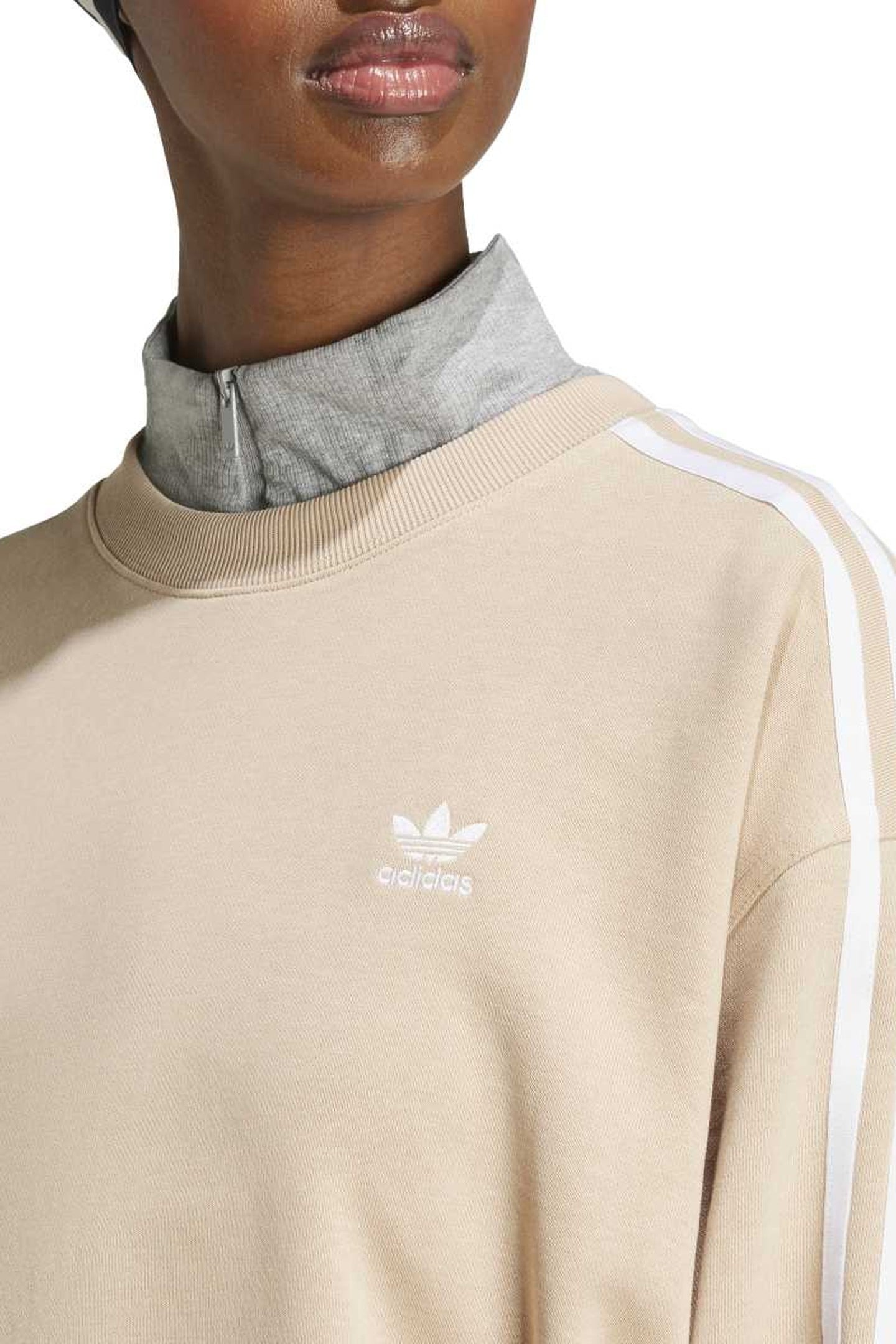 ORIGINALS 3-STRIPES OVERSIZED CREW SWEATSHIRT 5