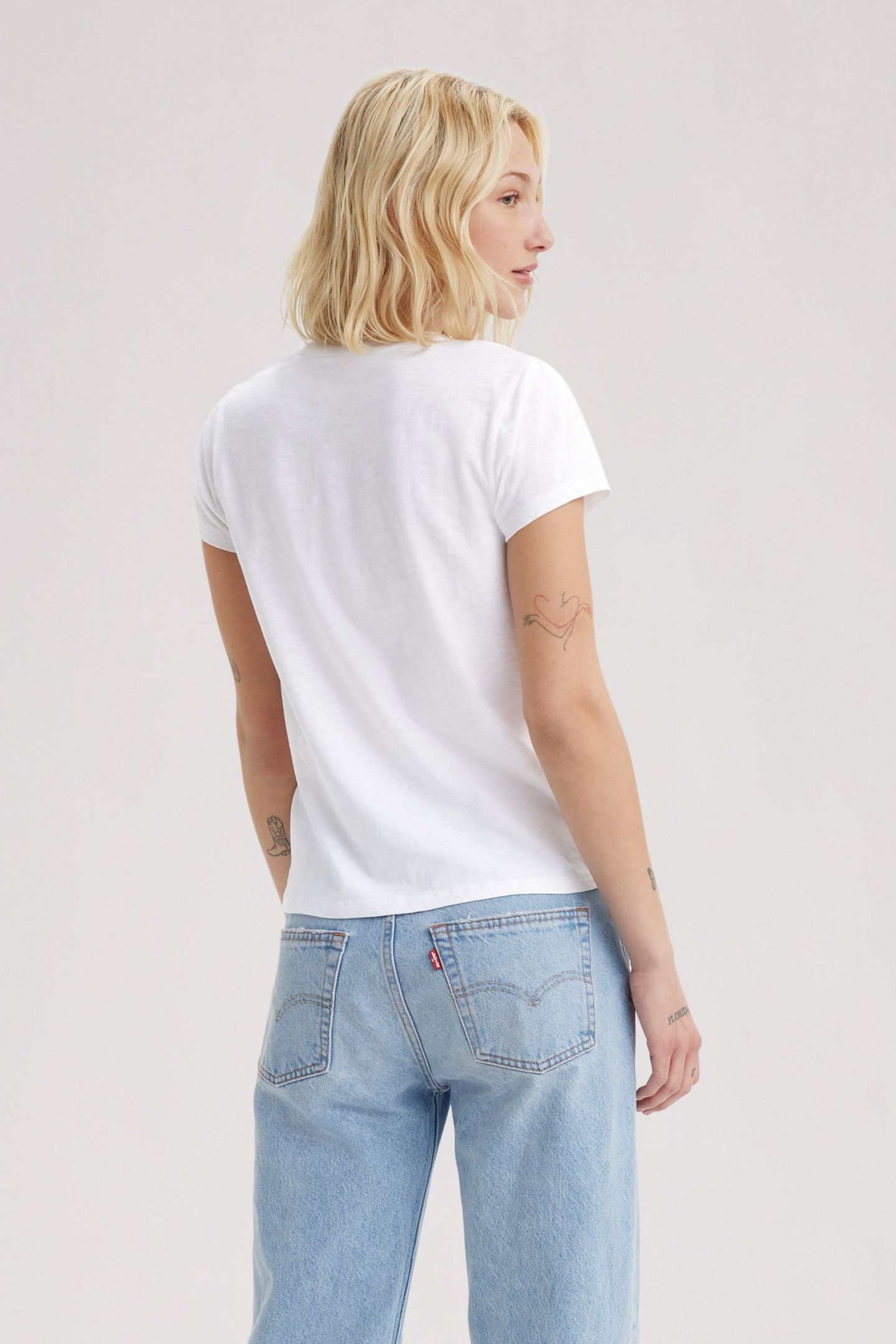 AUTHENTIC TSHIRT CORE BOXTAB TEE WHITE 2