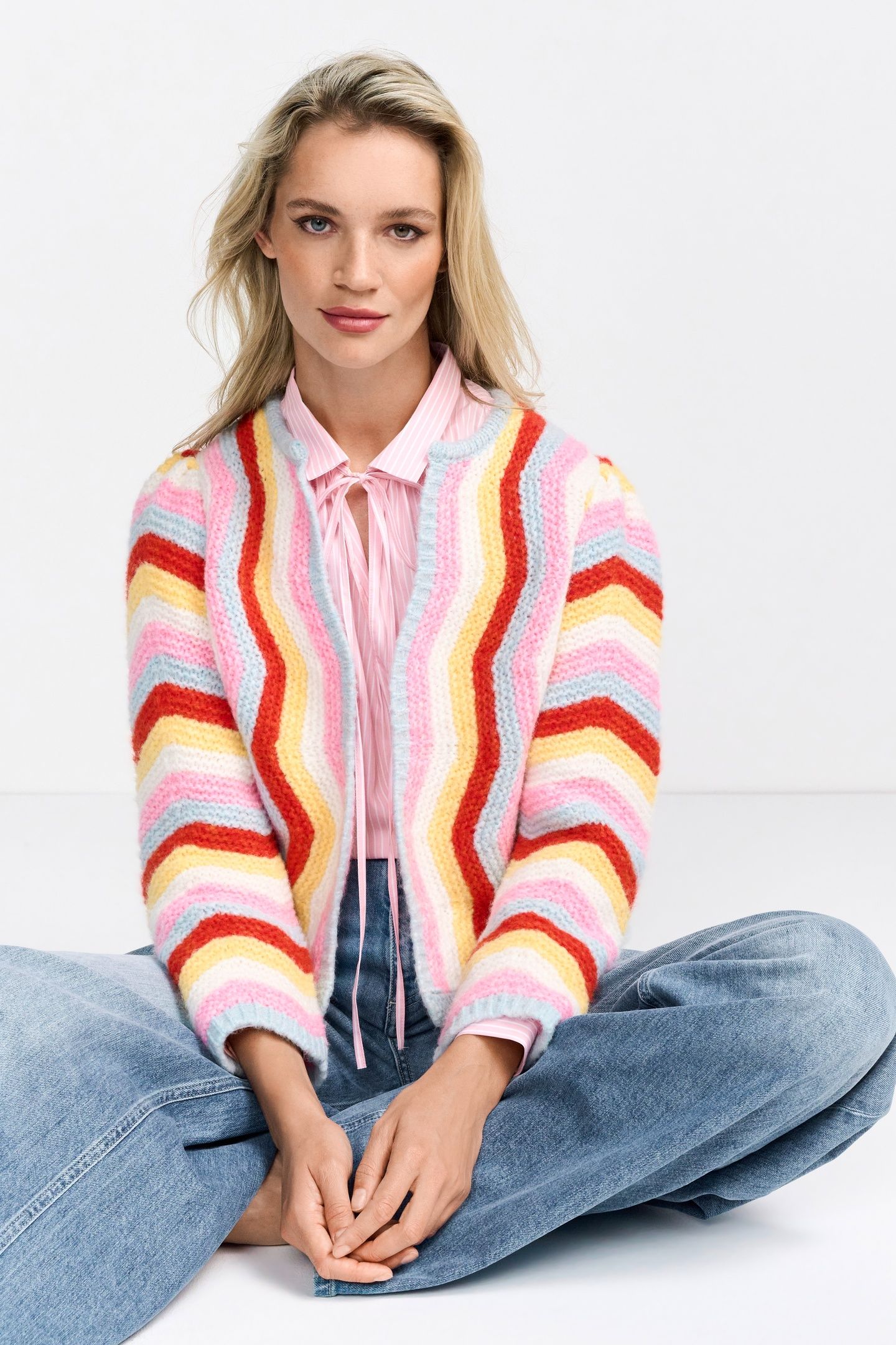 CROCHET OPEN EDGE CARDIGAN ORIGINAL 2