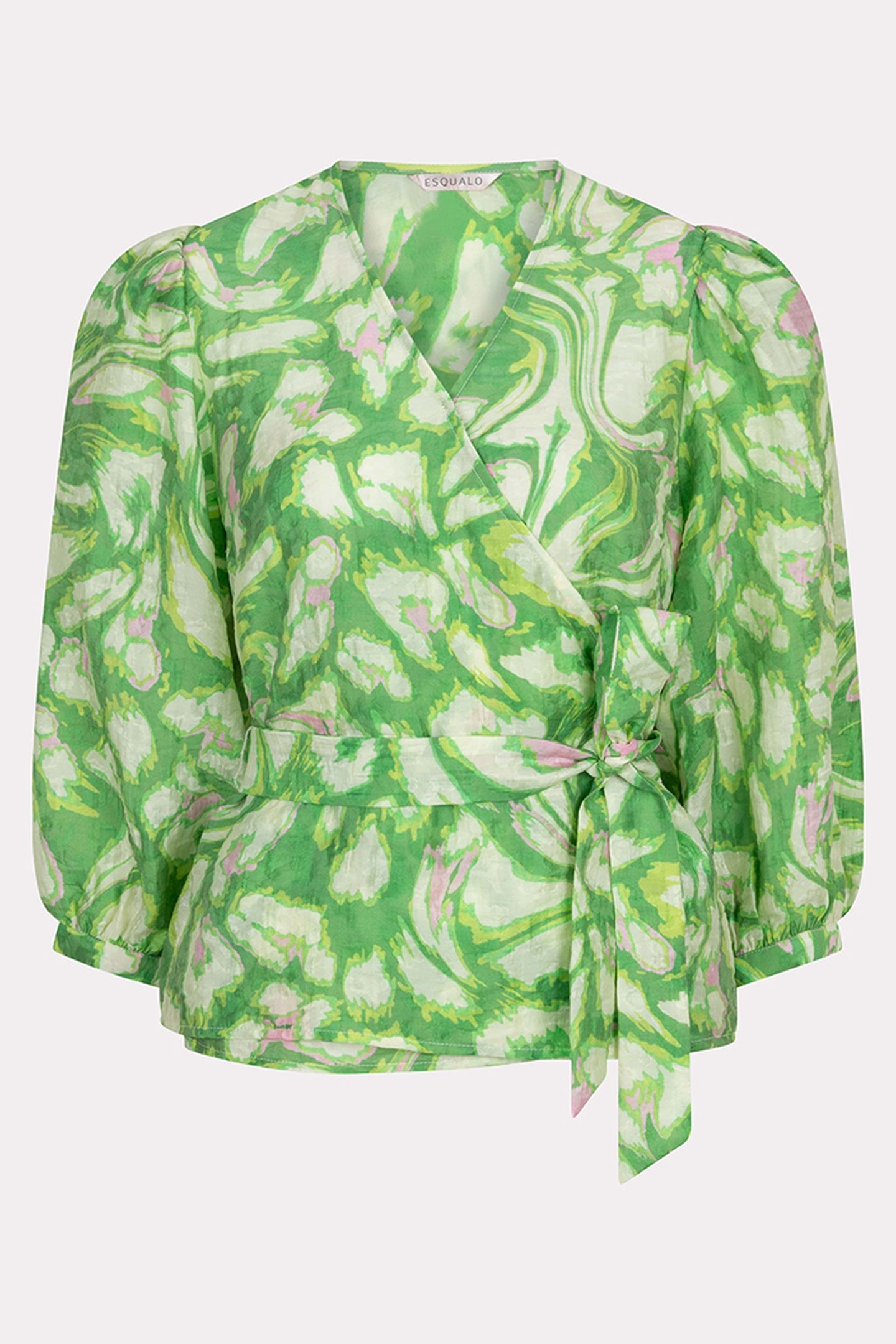 BLOUSE WRAP FLORAL TREASURE PRINT 5