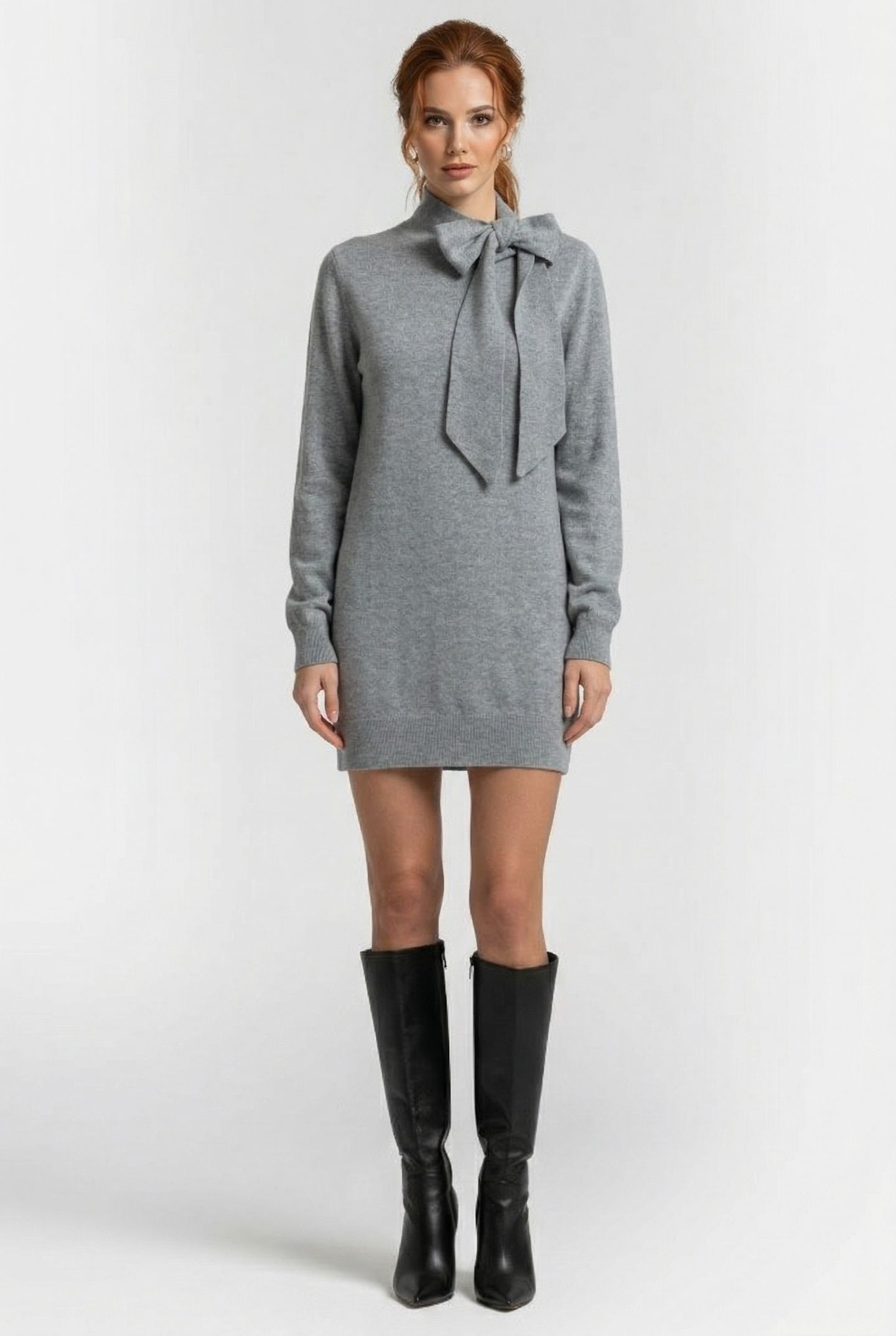 GABBE DRESS GREY 1