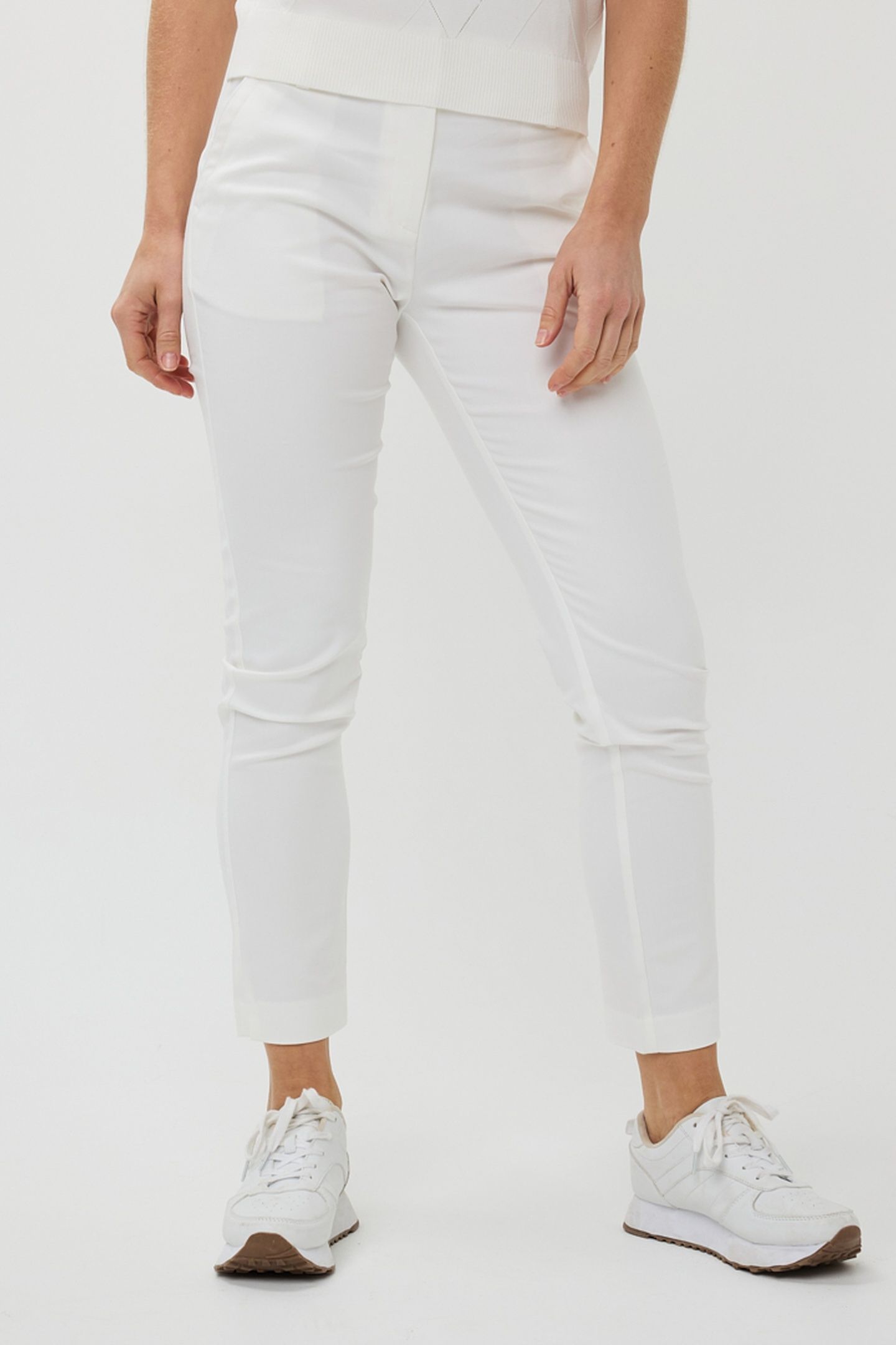 TROUSERS CHINO STRETCH OFF WHITE 3