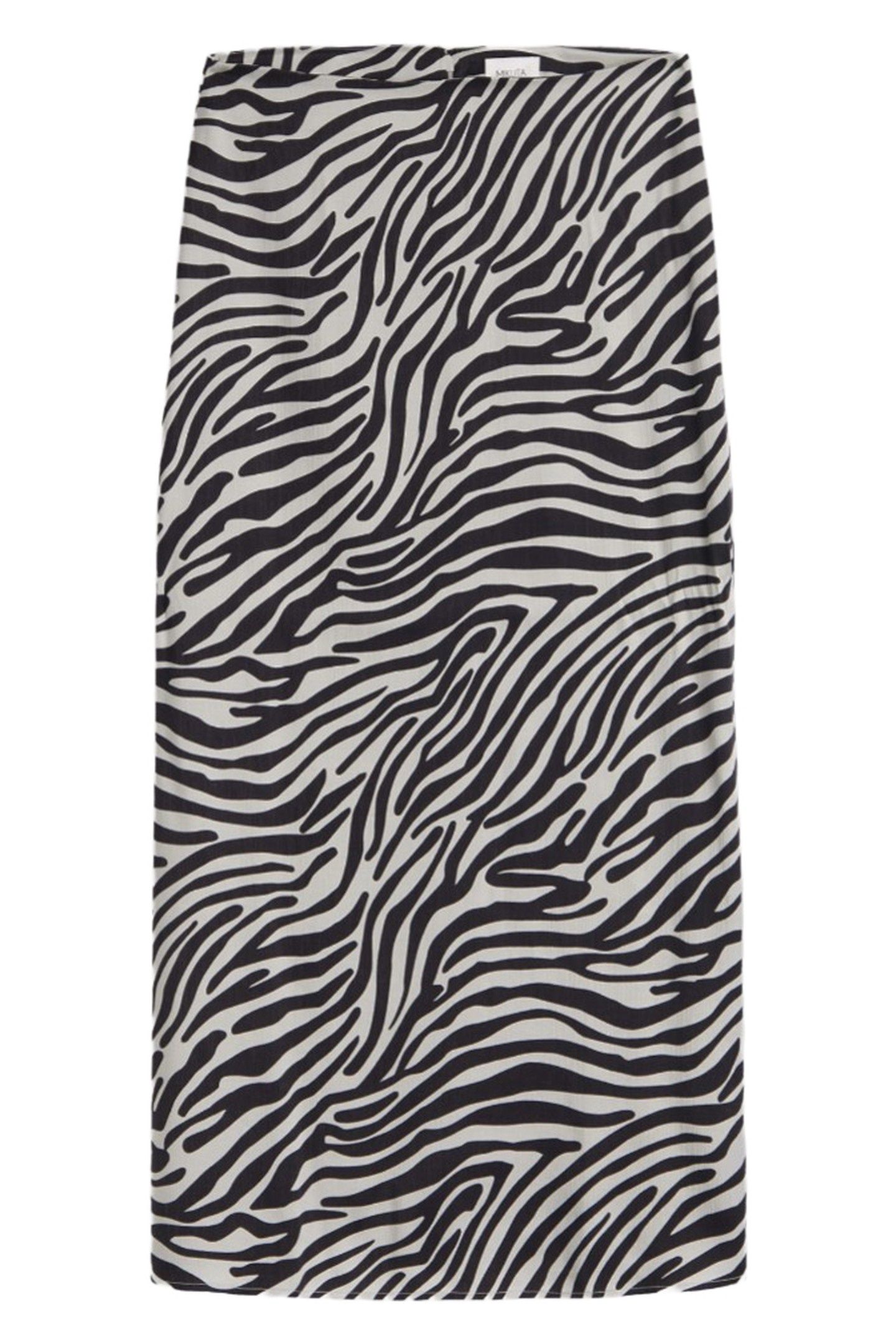 THE ZEBRA LONG LYOCELL SKIRT WHITE 3