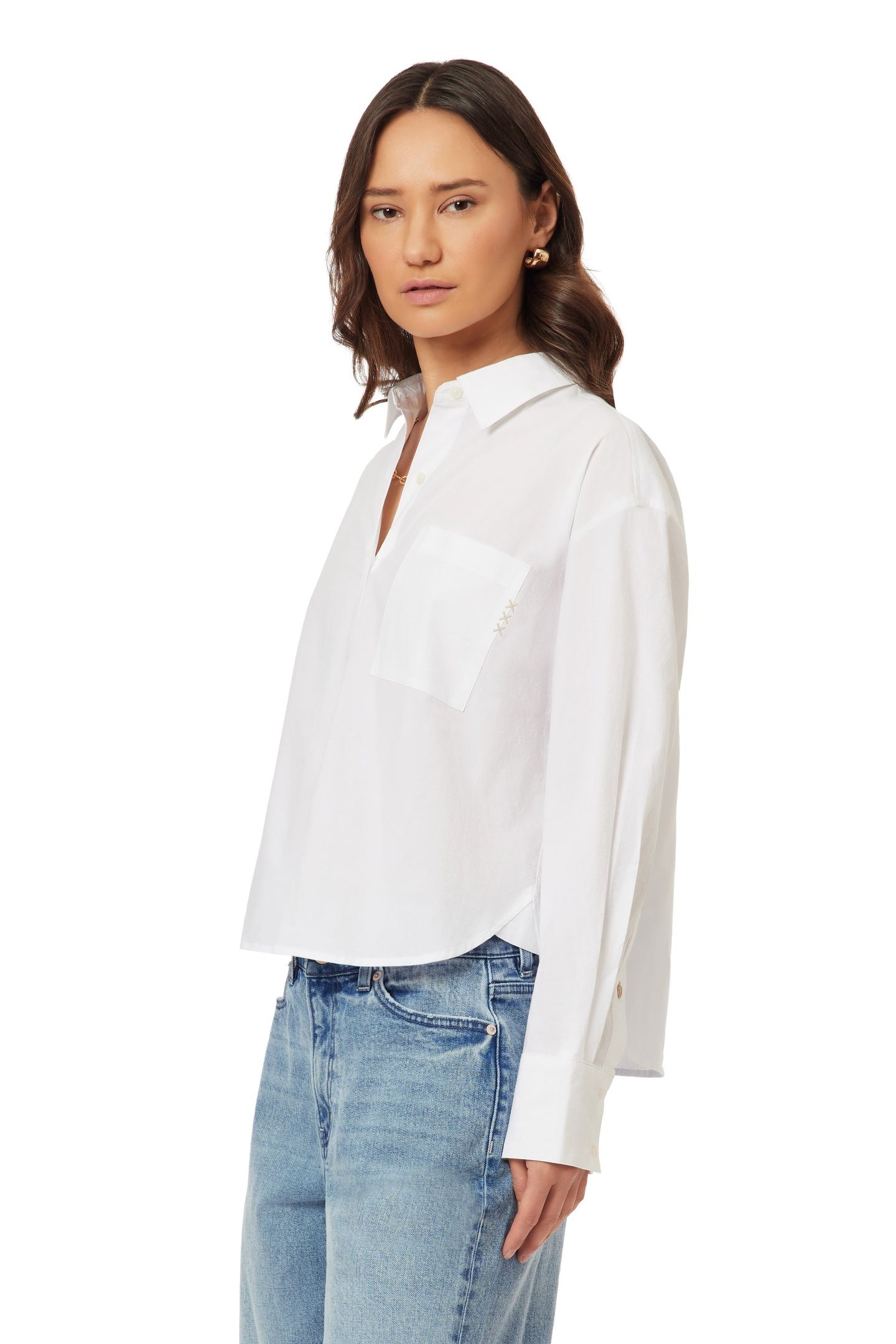 CROPPED SHIRT BRILLIANT WHITE 9