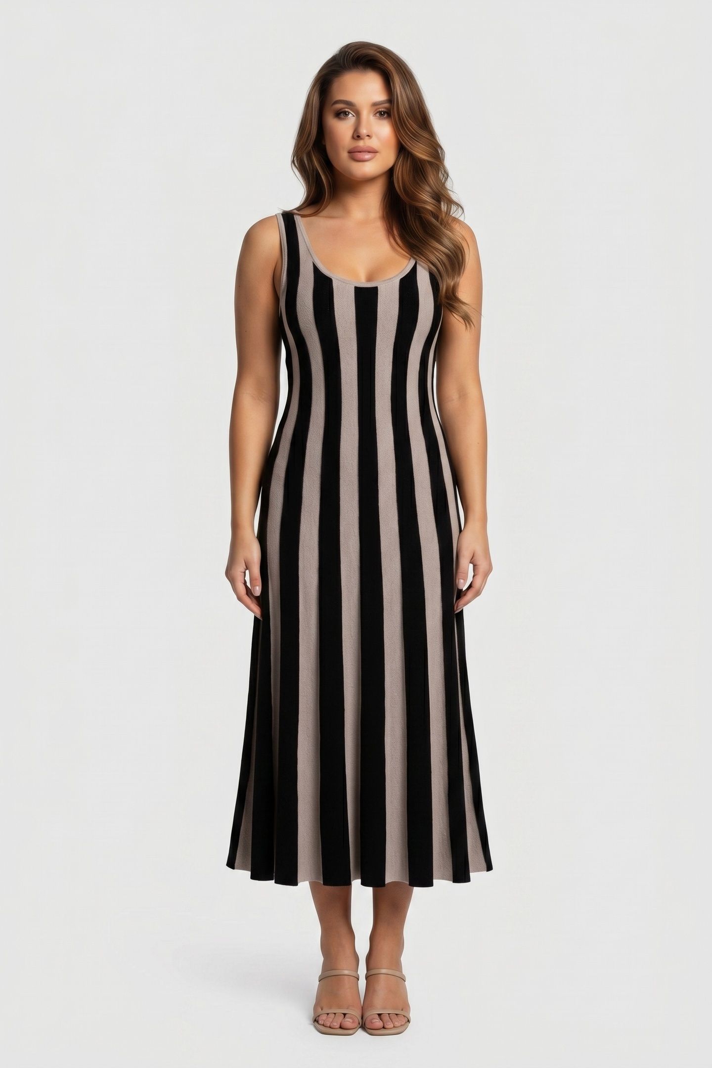 CHRISSY DRESS BEIGE 1
