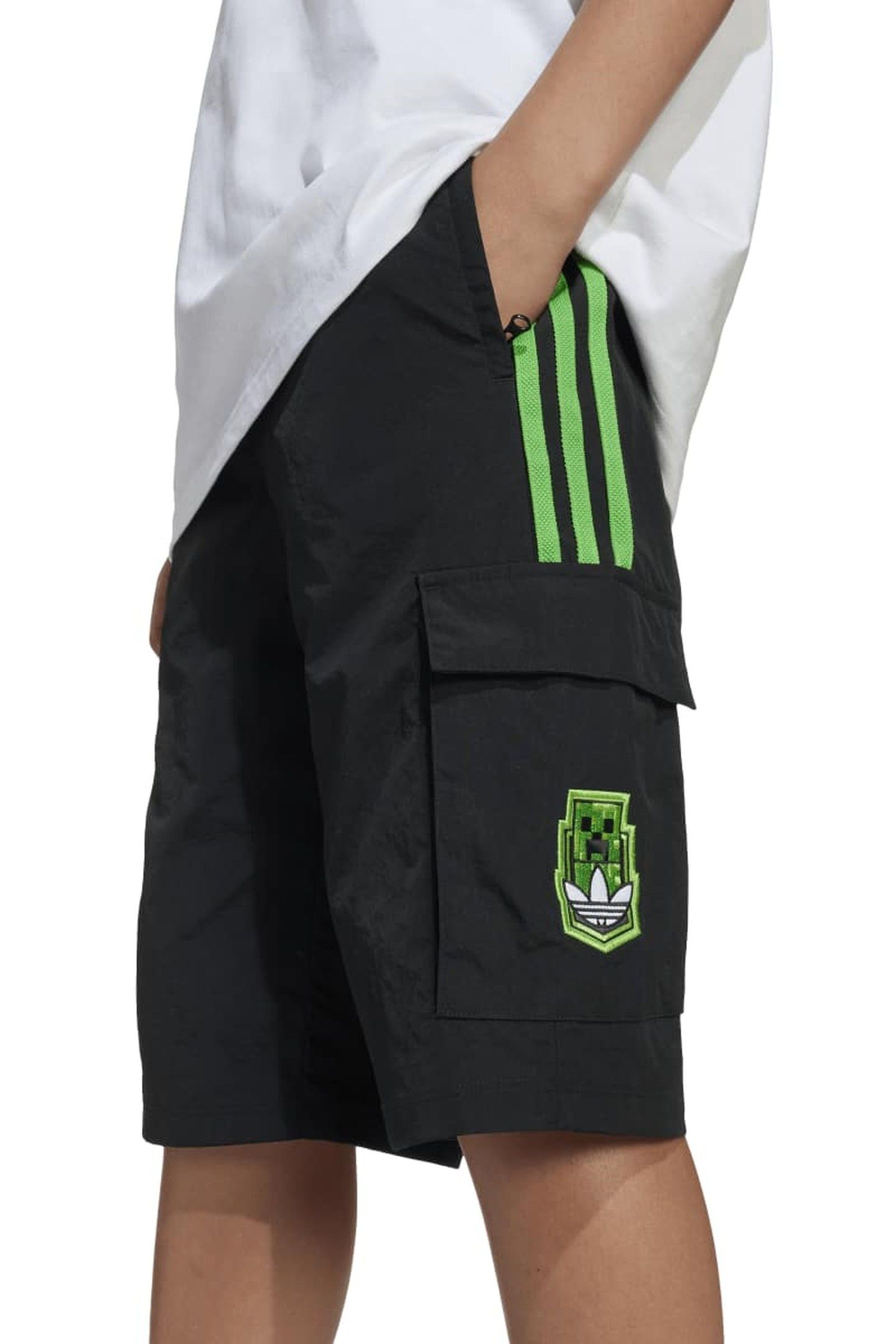 ORIGINALS ADIDAS ORIGINALS X MINECRAFT CARGO SHORTS KIDS 5