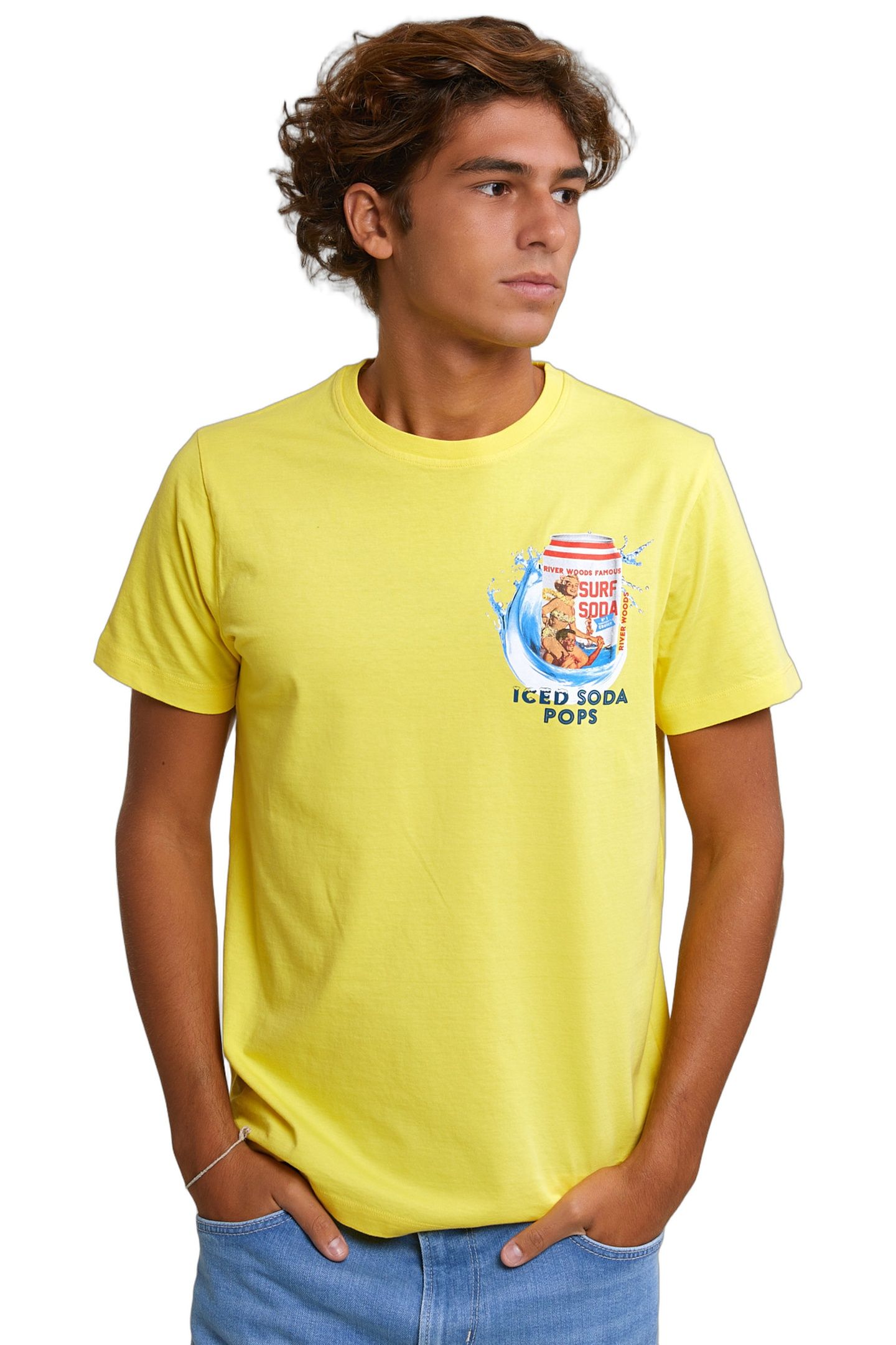 NORMAL FIT BASIC T-SHIRT SHORT SLEEVES LEMONADE 1