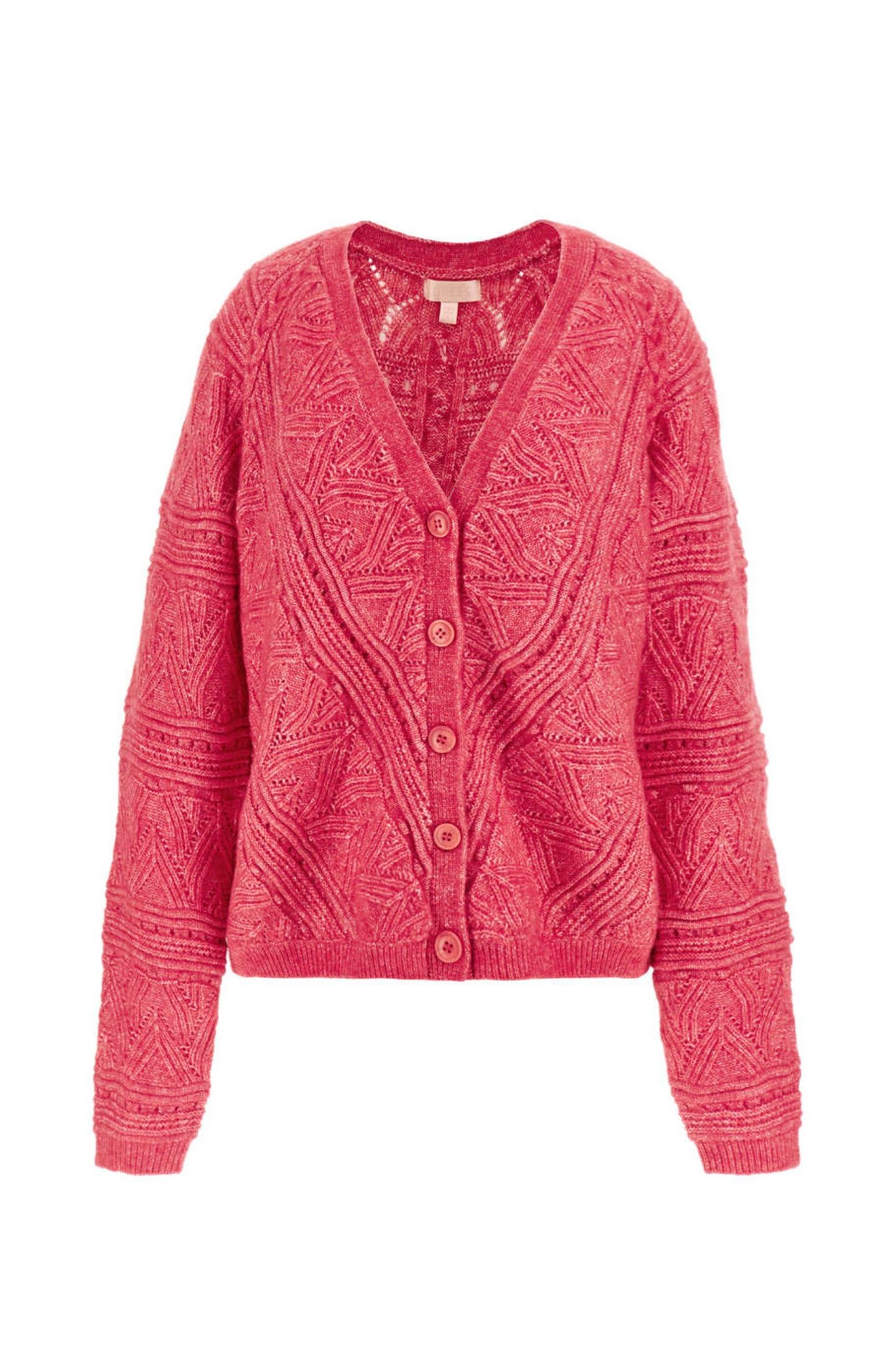 GUESS ECO LS VN POINTELLE AMEL SPRING CORAL 6