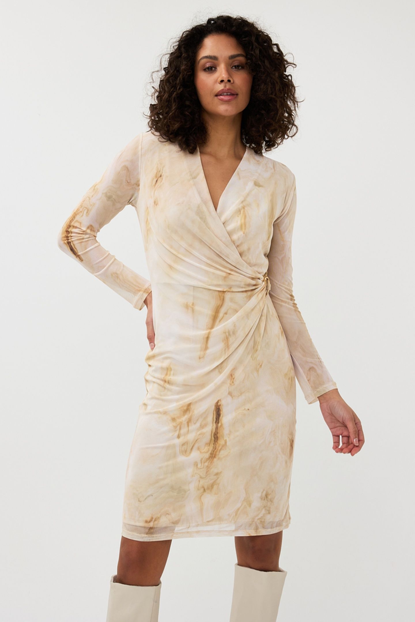 DRESS MESH MARBLE DREAM PRINT 3