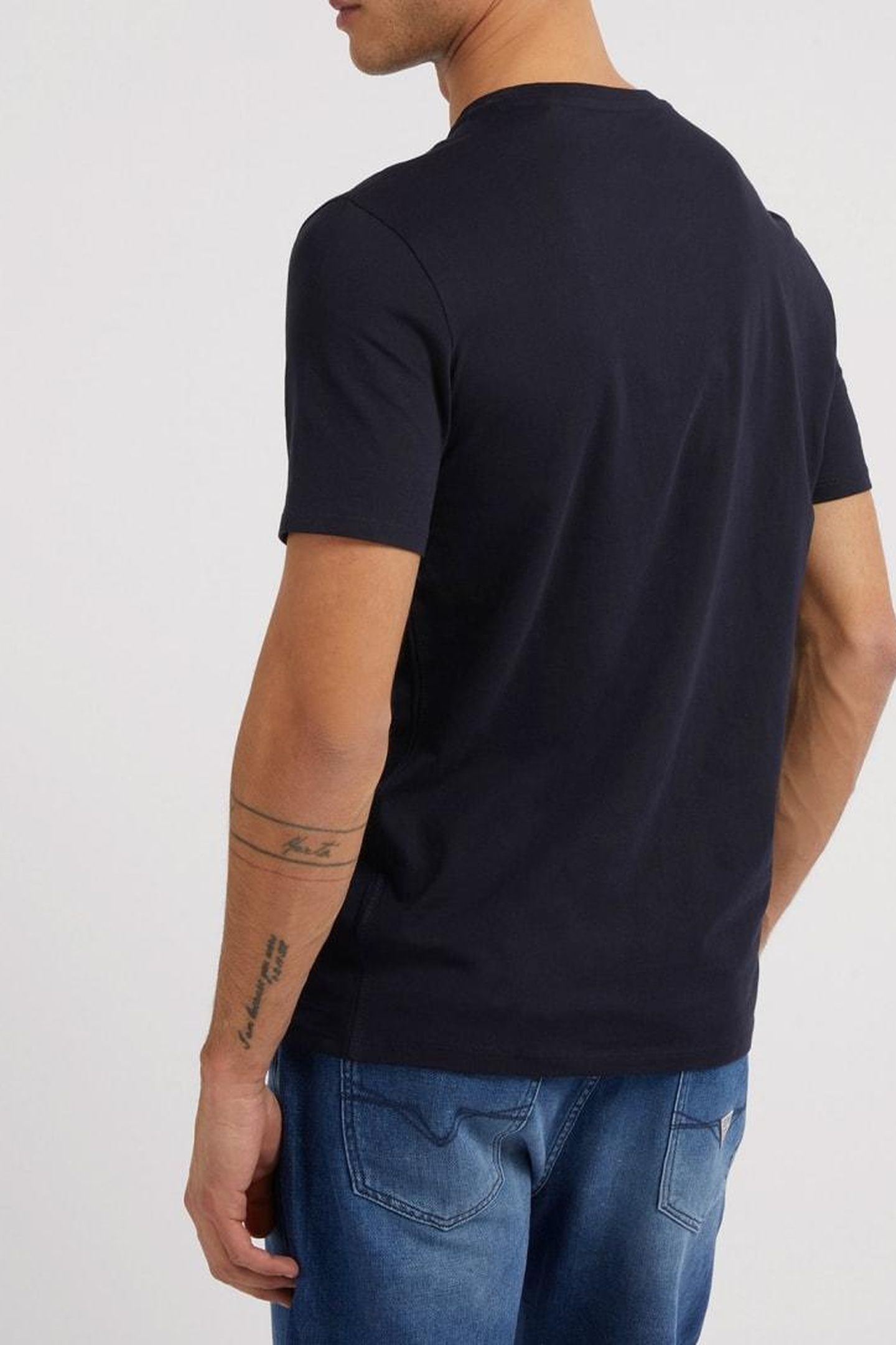 GUESS ECO CN SS CORE TEE SMART BLUE 4