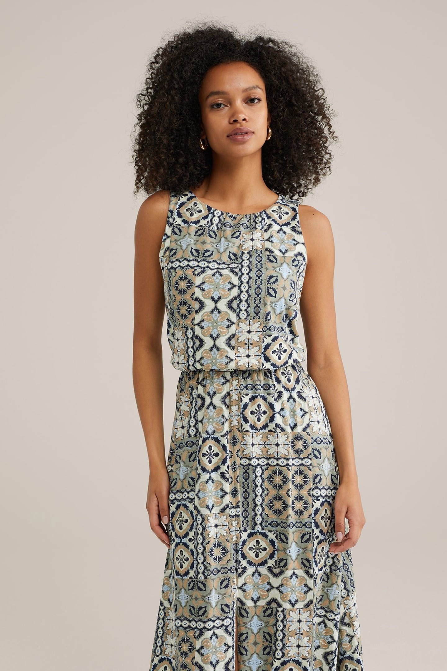 DRESS MID LENGTH GREEN 2