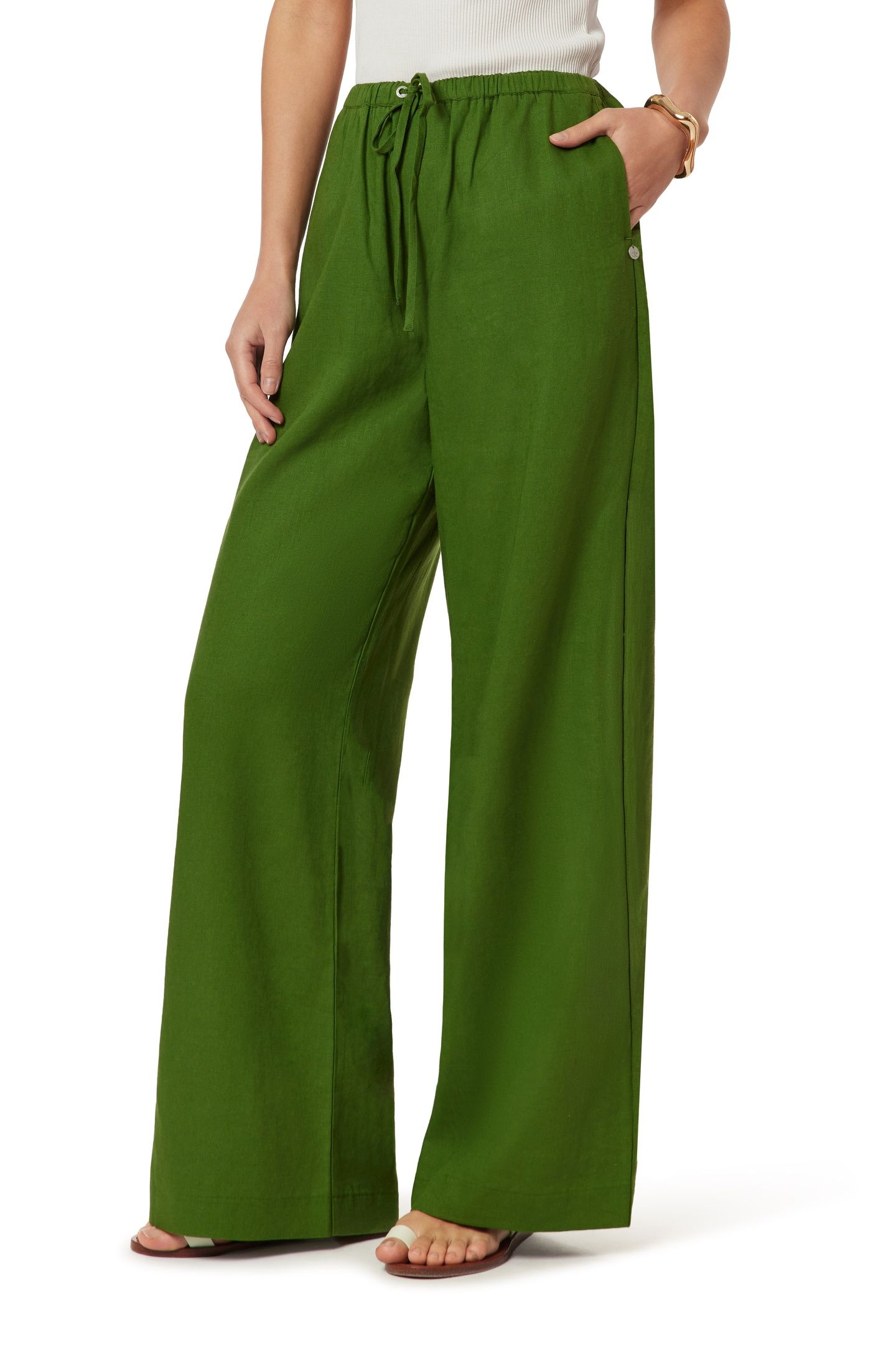 PULL ON PANT GARDEN GREEN 3