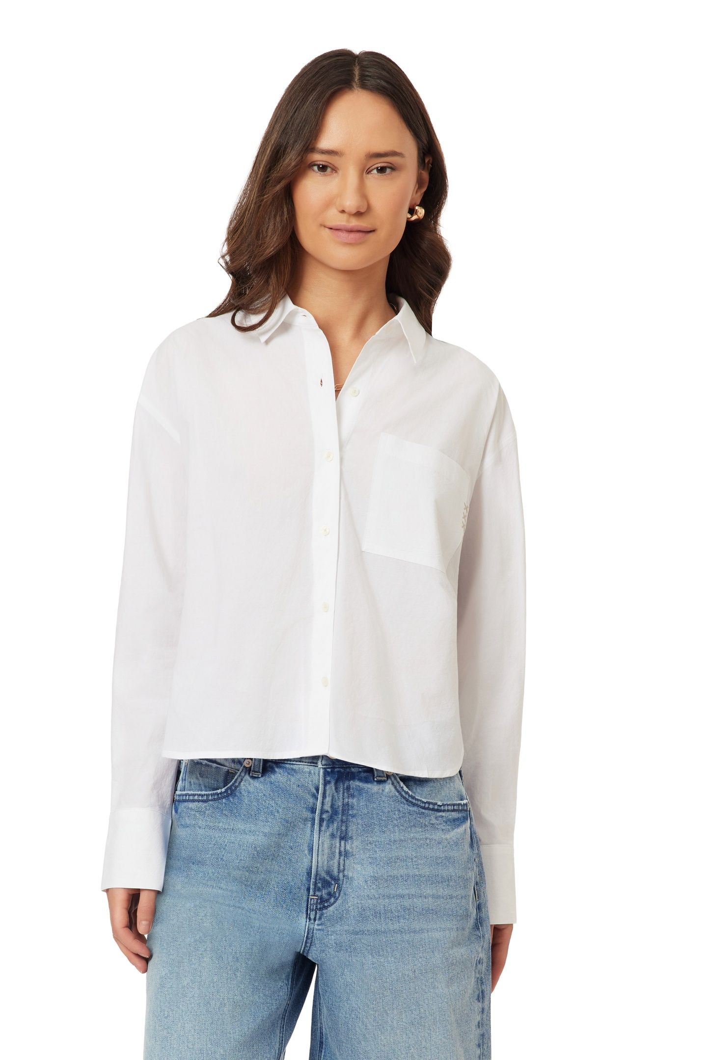 CROPPED SHIRT BRILLIANT WHITE 6