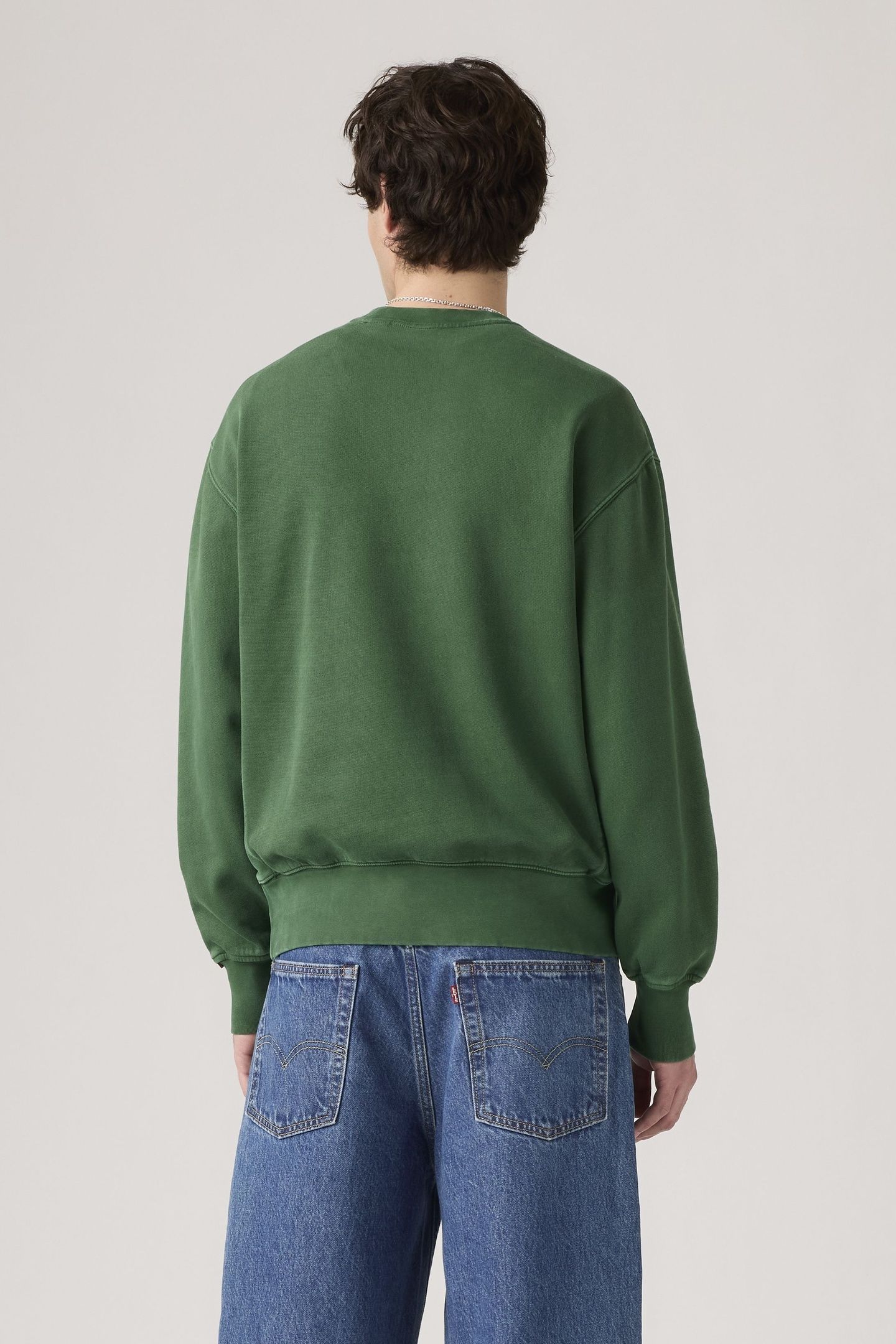 AUTHENTIC CREW GARMENT DYE DARK GREEN 2