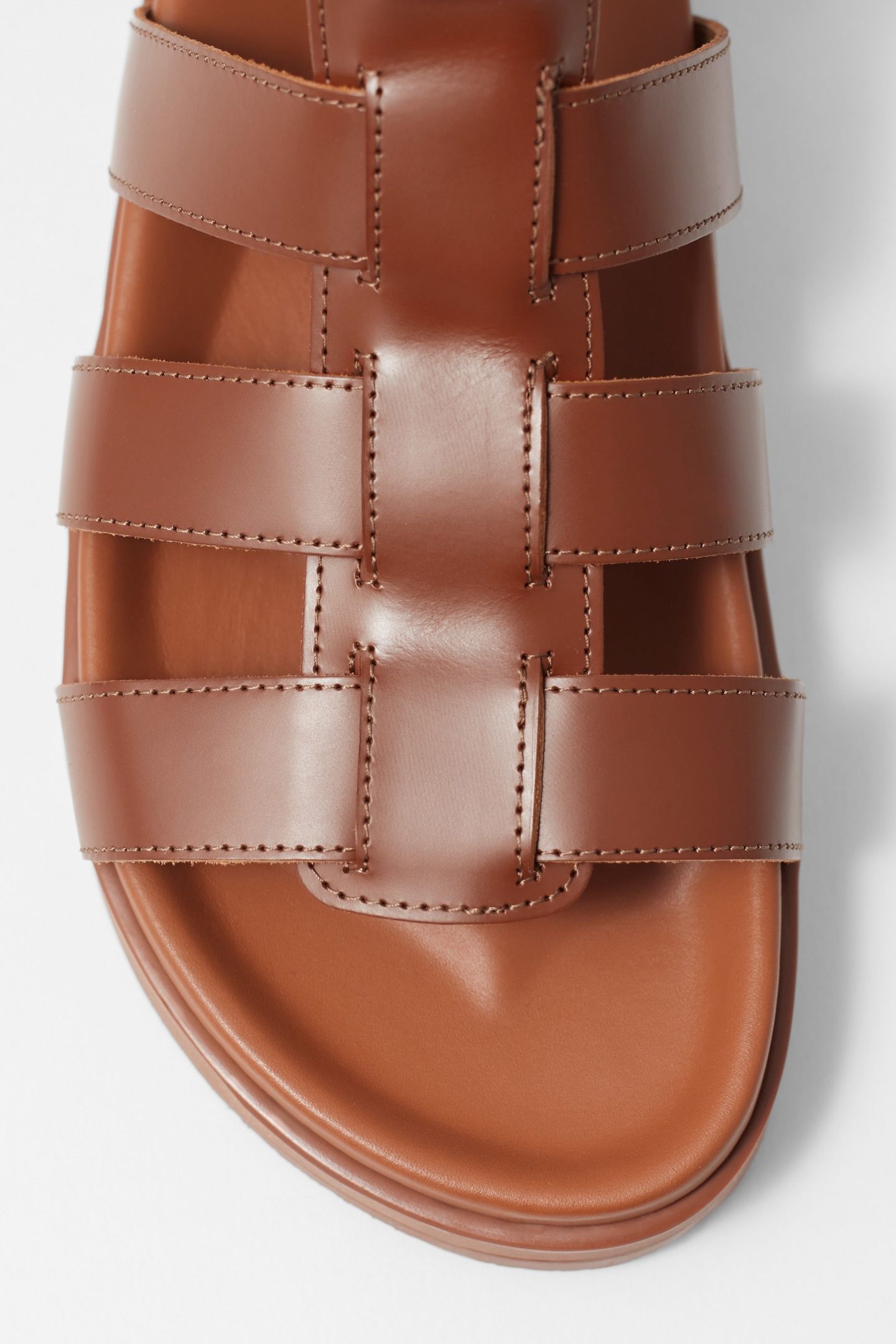 FARRAH SUMMER FLAT BROWN 3