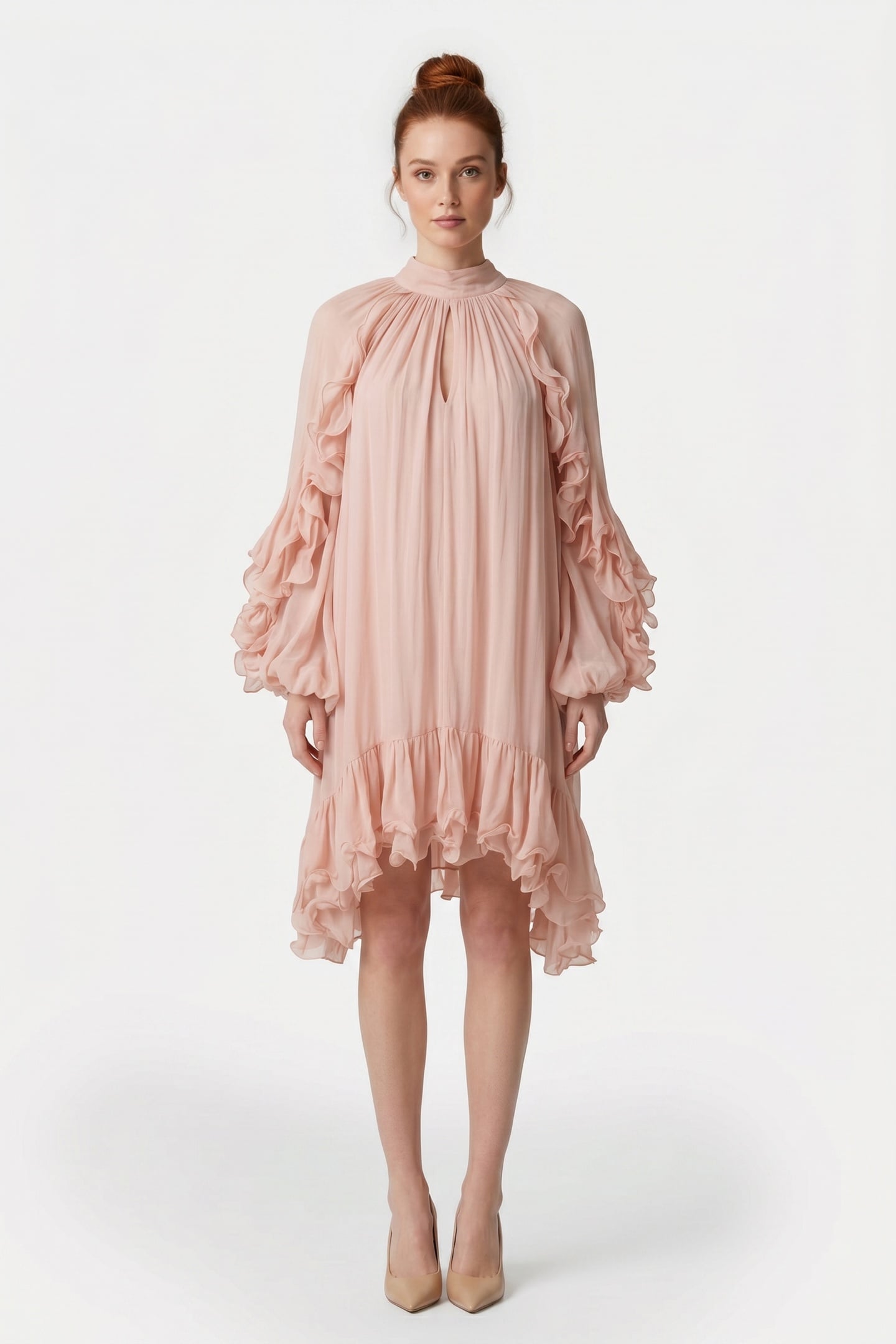 NICOLA DRESS ORANGE 1