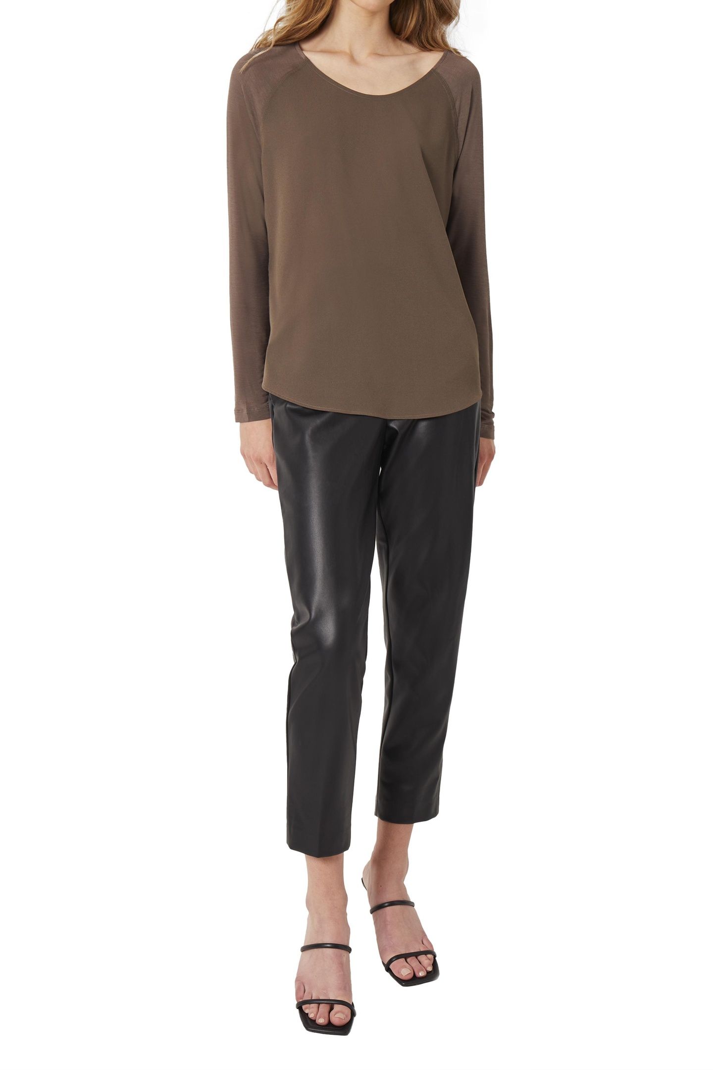 POLLY PLAINS LS TOP DEEP MOSS 2