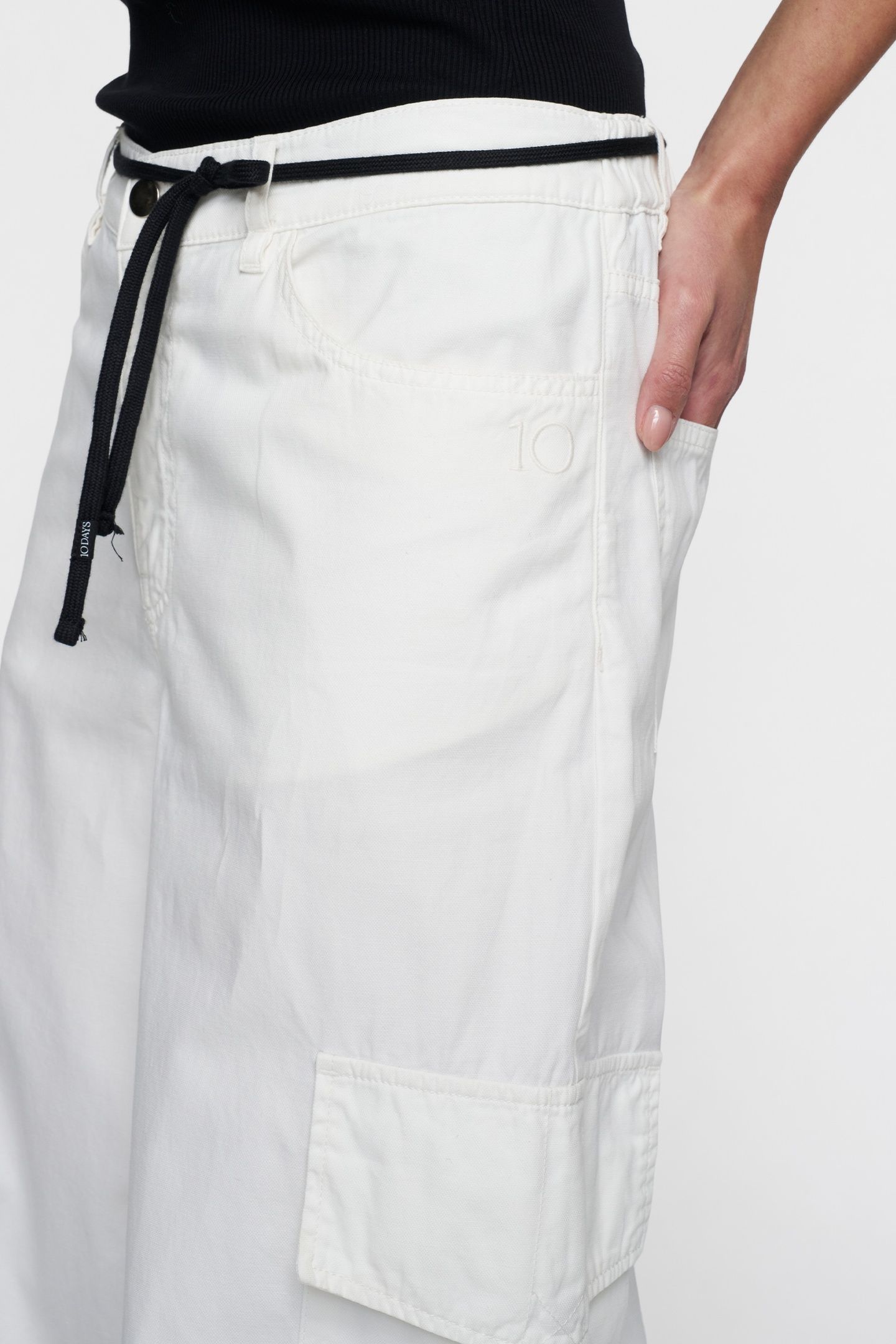 STATEMENT SAFARI PANTS ECRU 7