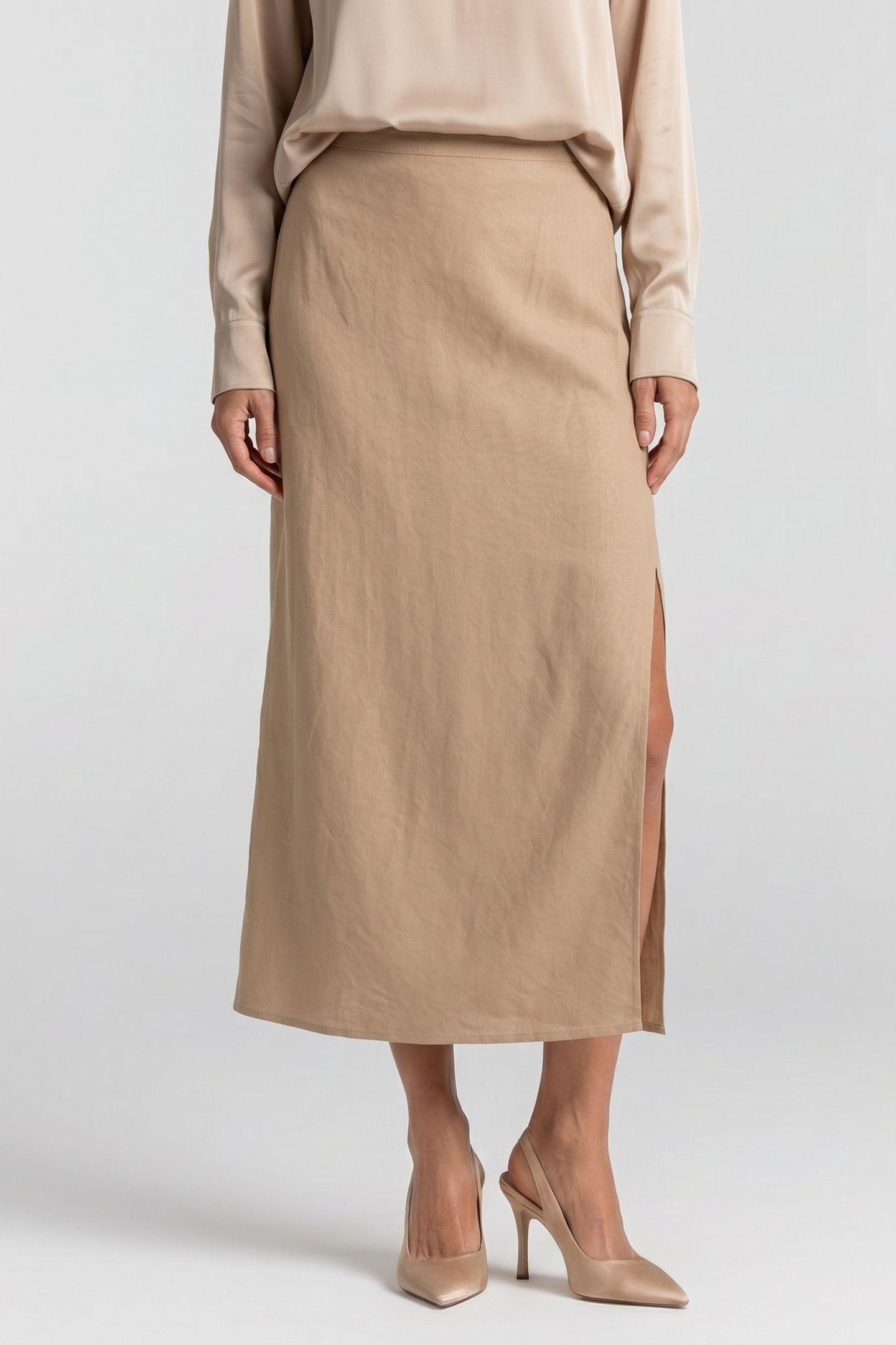 EVINA SKIRT BEIGE 1