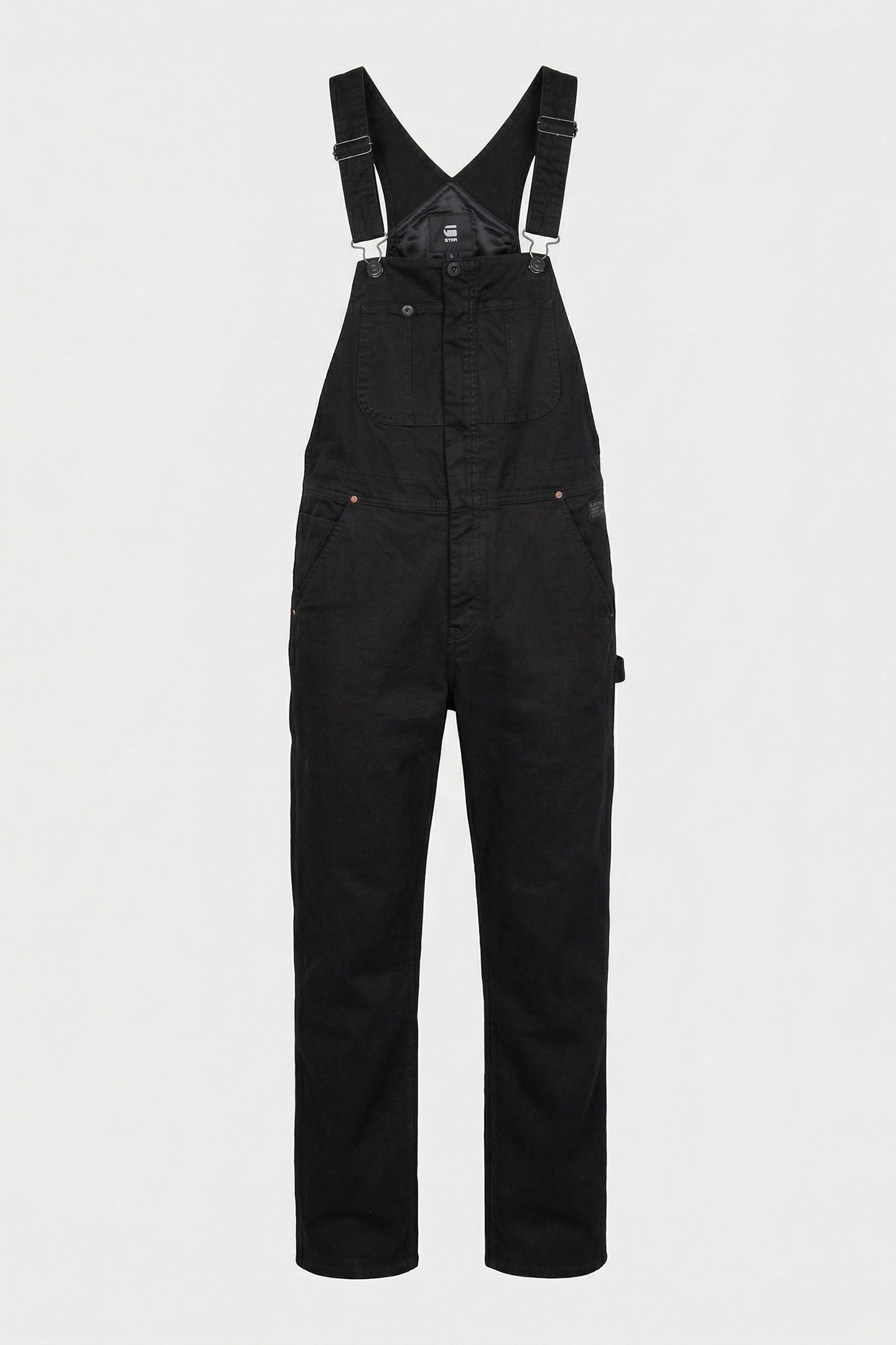 SLIM DUNGAREE SLESS DK BLACK 5