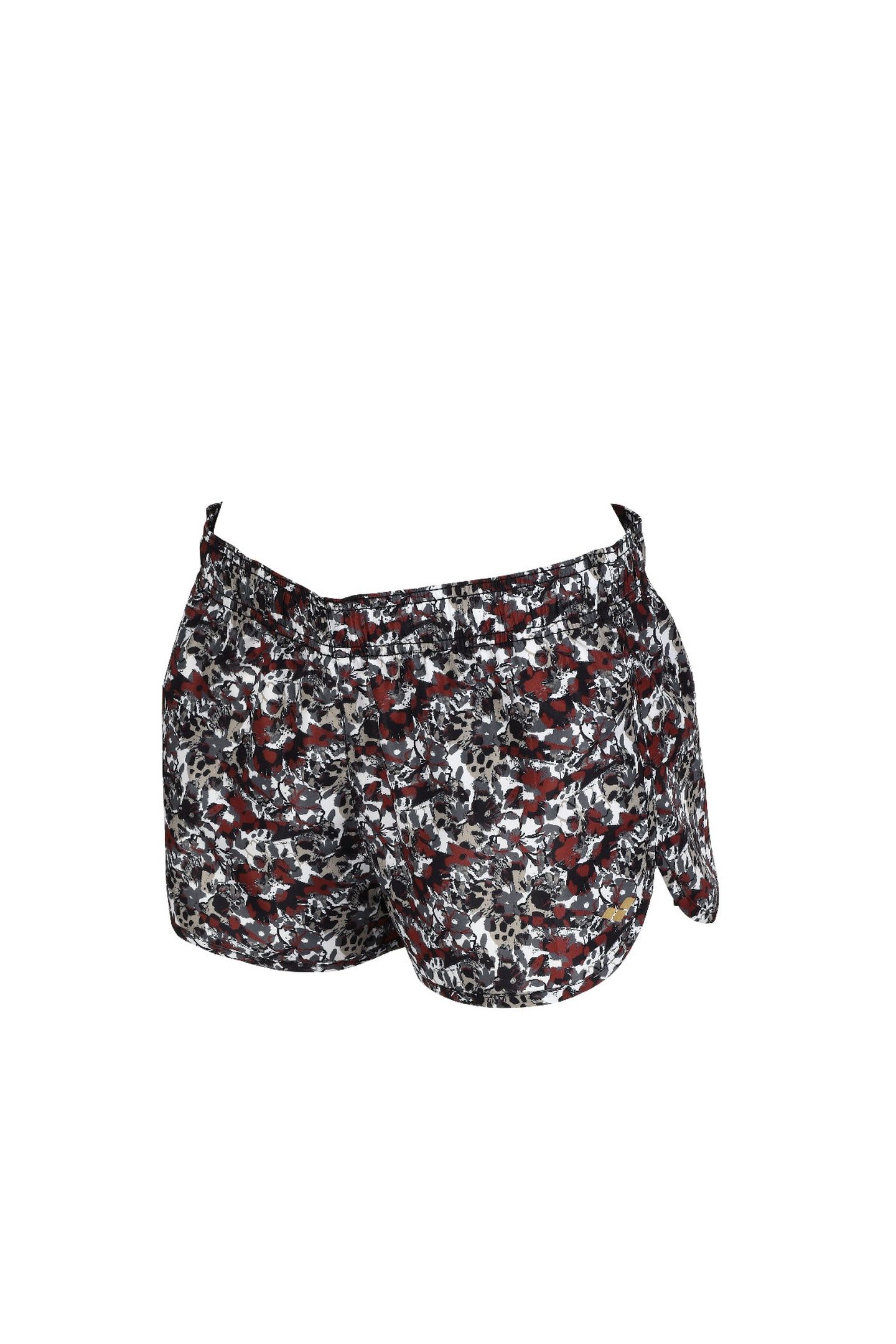 WOBEACH SHORT ALLOVER BURGUNDY MULTI 8