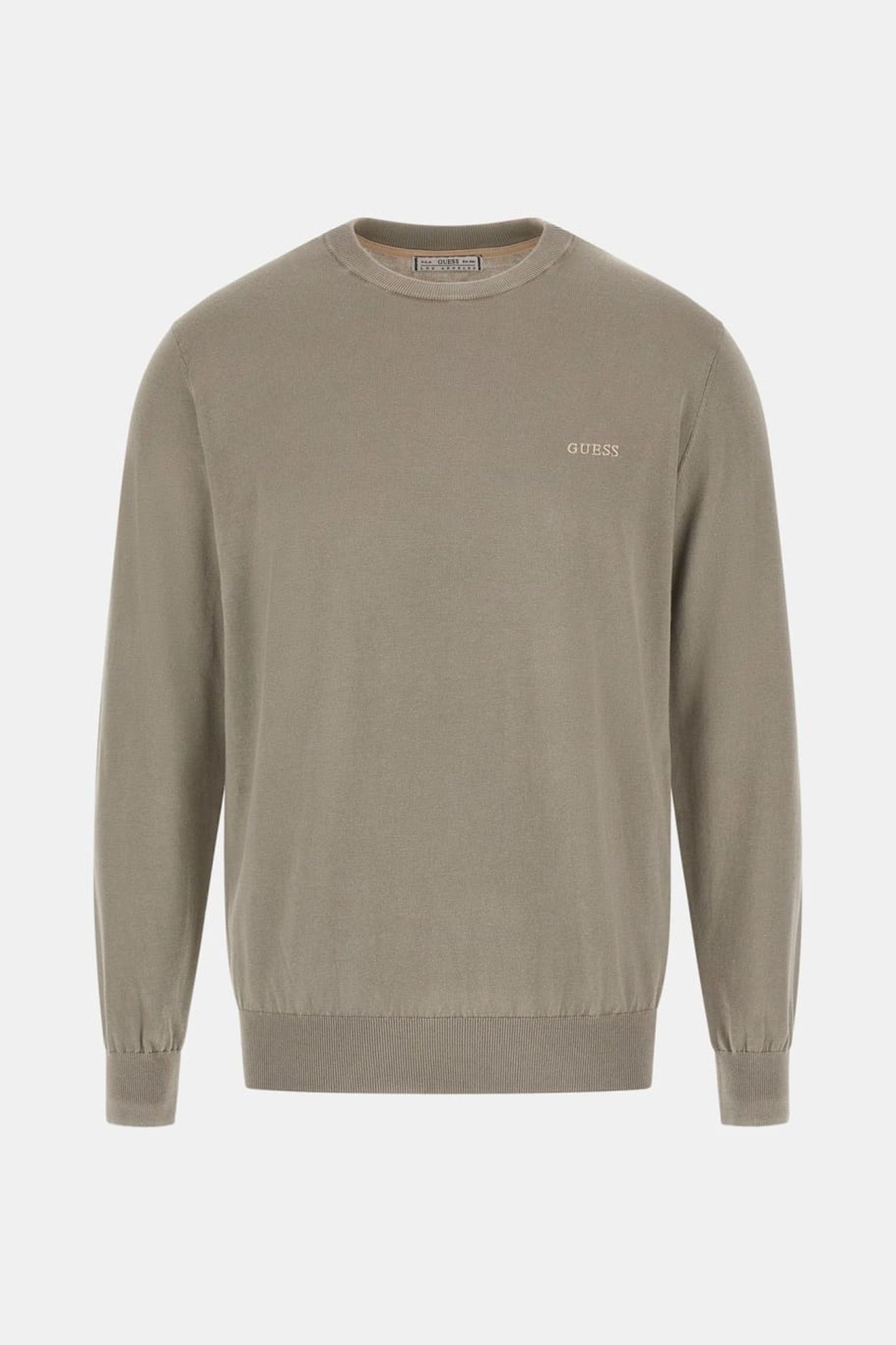 GUESS ECO CHESLEY WASHED LS CN SAGE PLANT 1