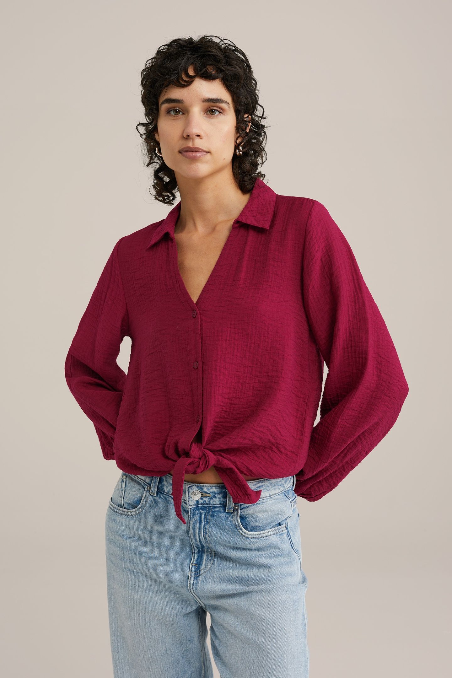 BLOUSE VINTAGE RED 2