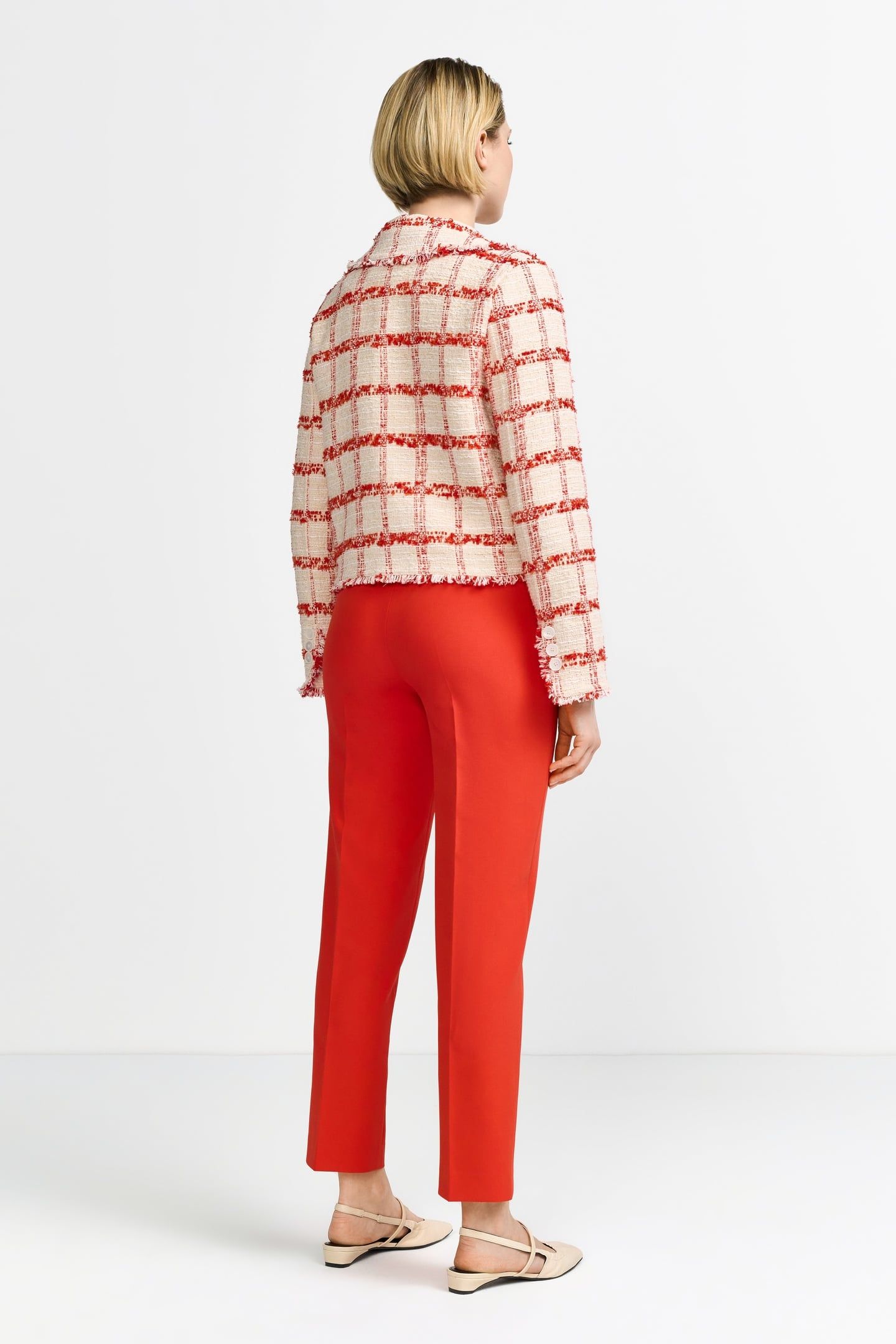 CASUAL PANTS SUNSET RED 1