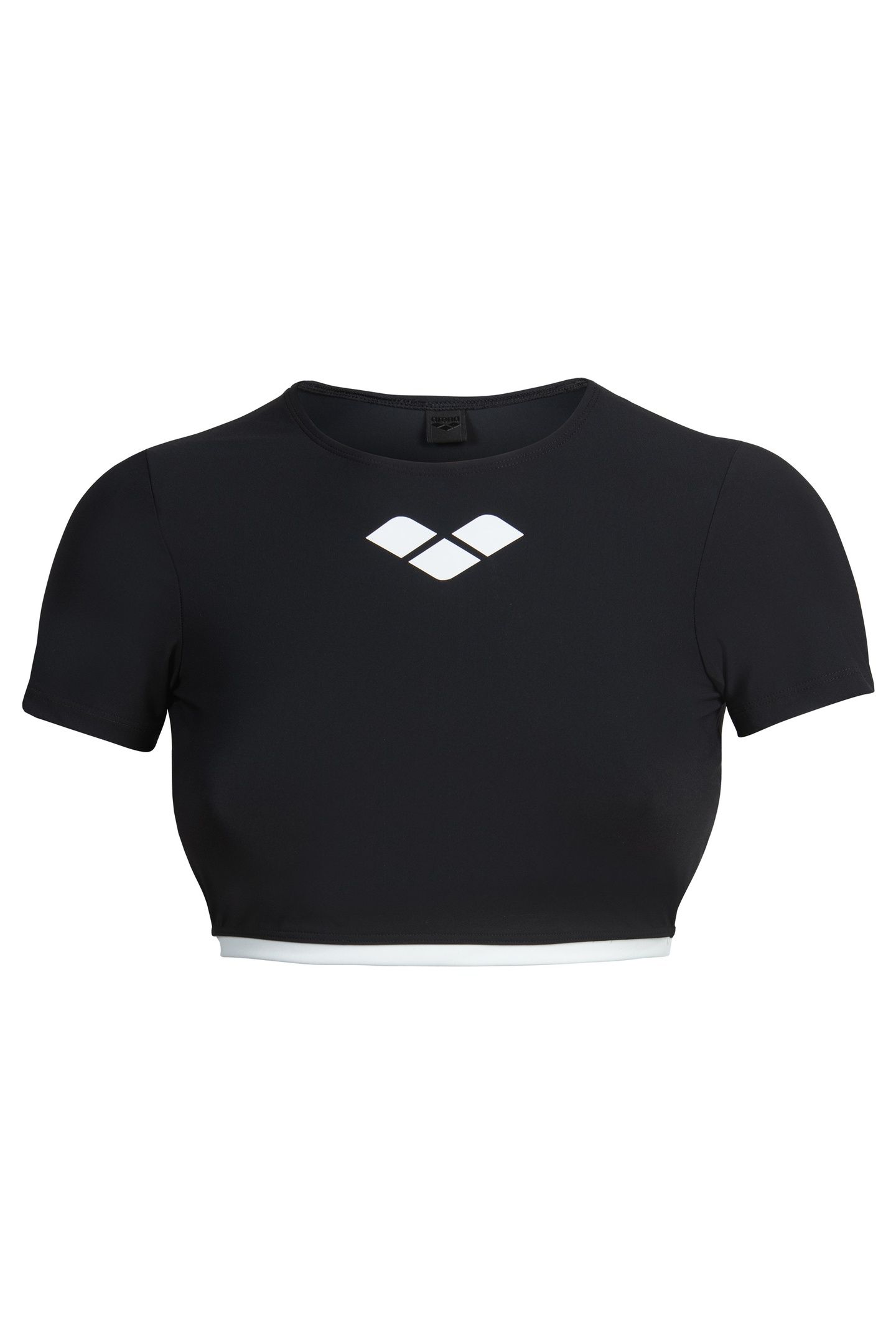 WO CONTRAST BEACH TOP BLACK-OFF WHITE 5