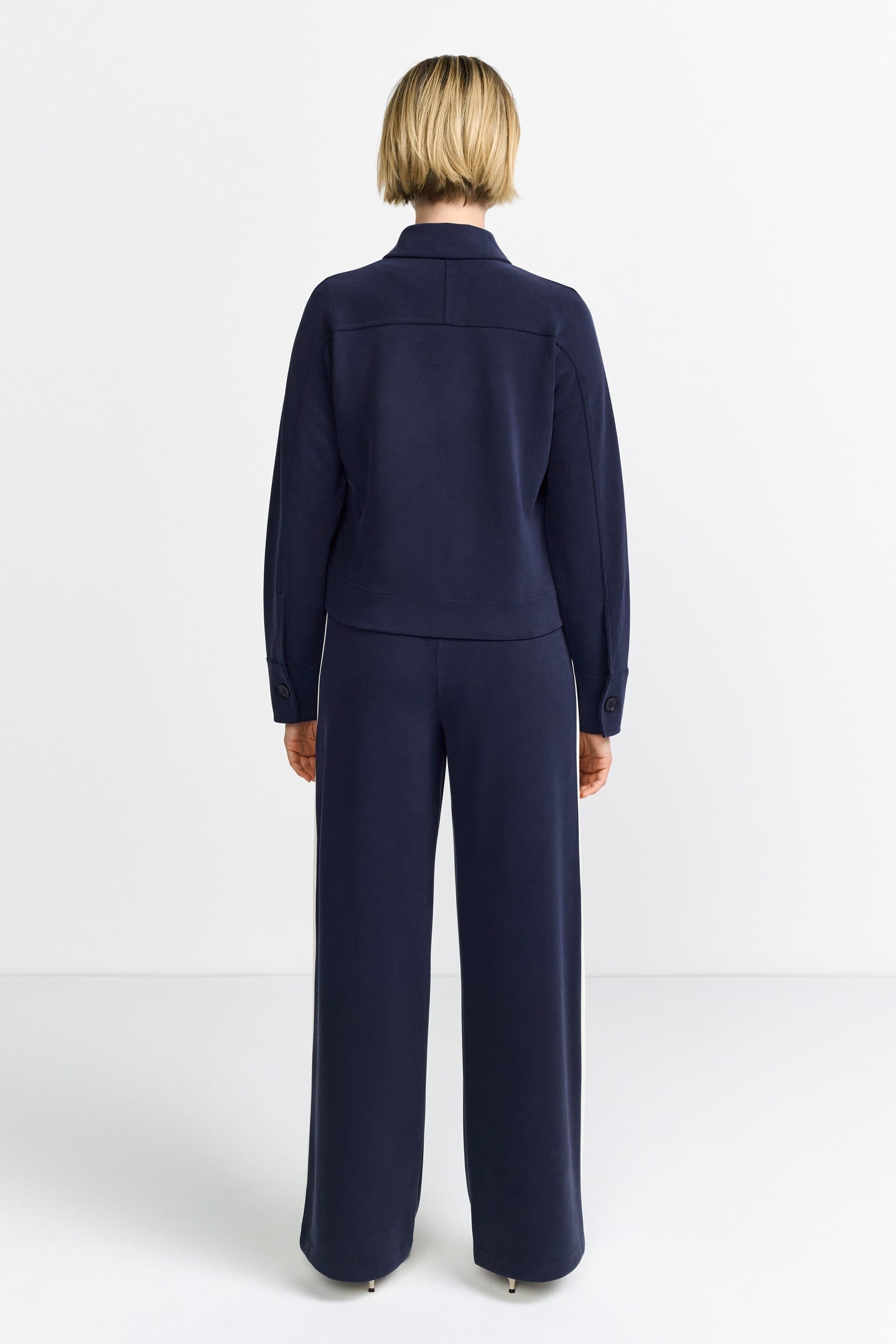 SCUBA JACKET DENIM LOOK MIDNIGHT BLUE 3