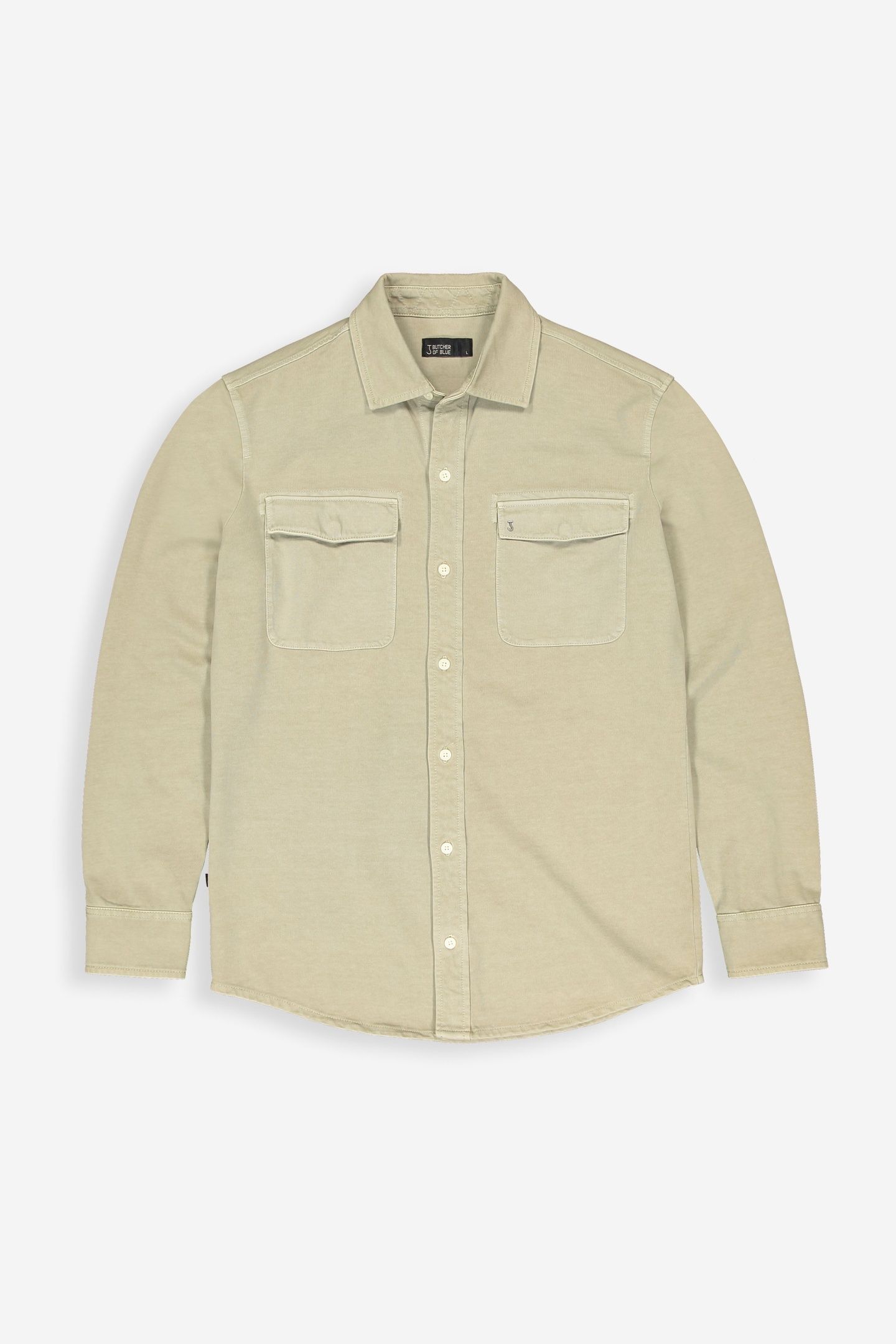 FINN POCKET JERSEY OVERSHIRT LEAF GREEN 3