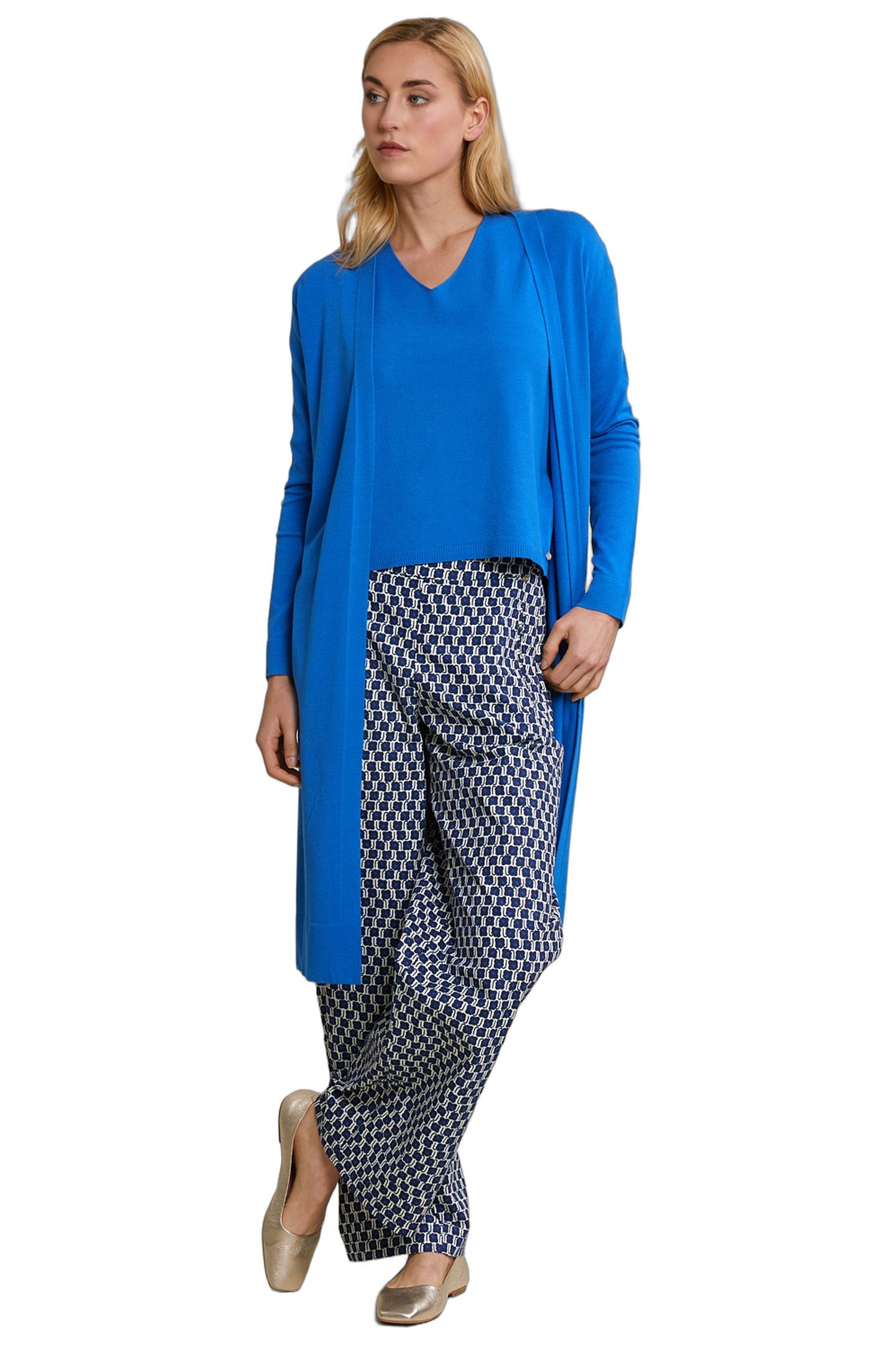BLUE LONG CARDIGAN LONG SLEEVES 2