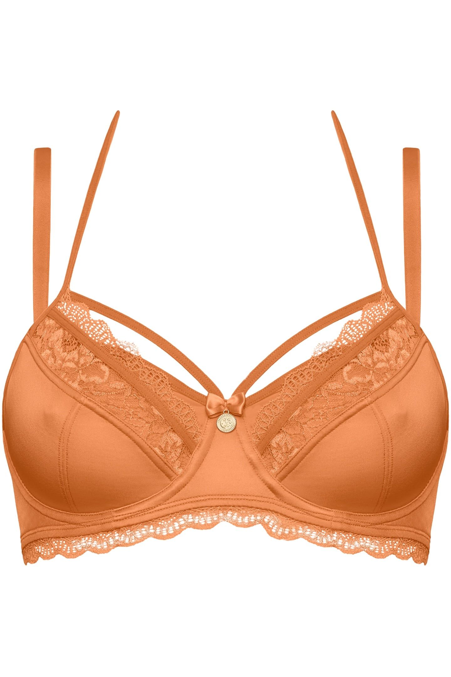 CARITA BRABALCONYWIRED UNPADDED ORANGE 3